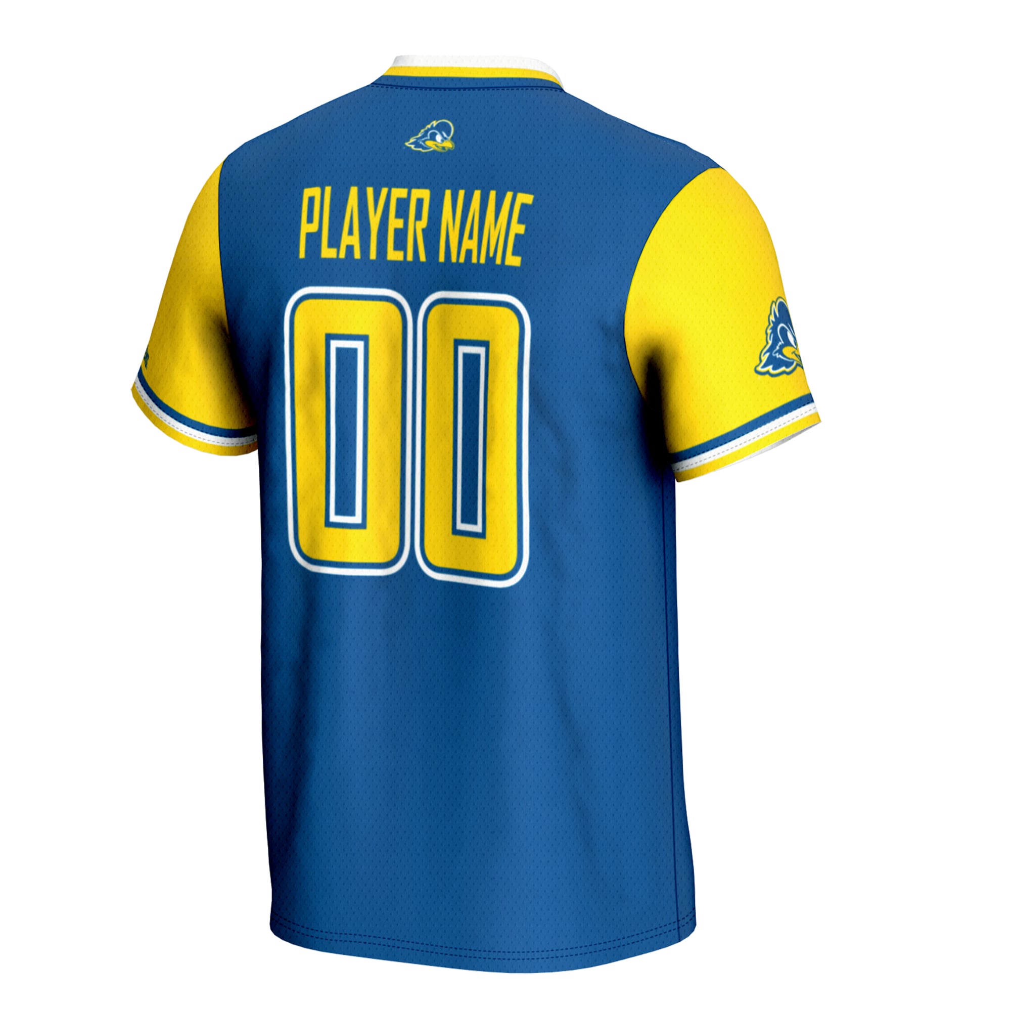 Delaware Fightin' Blue Hens Unisex Lightweight Softball Jersey Royal - back view