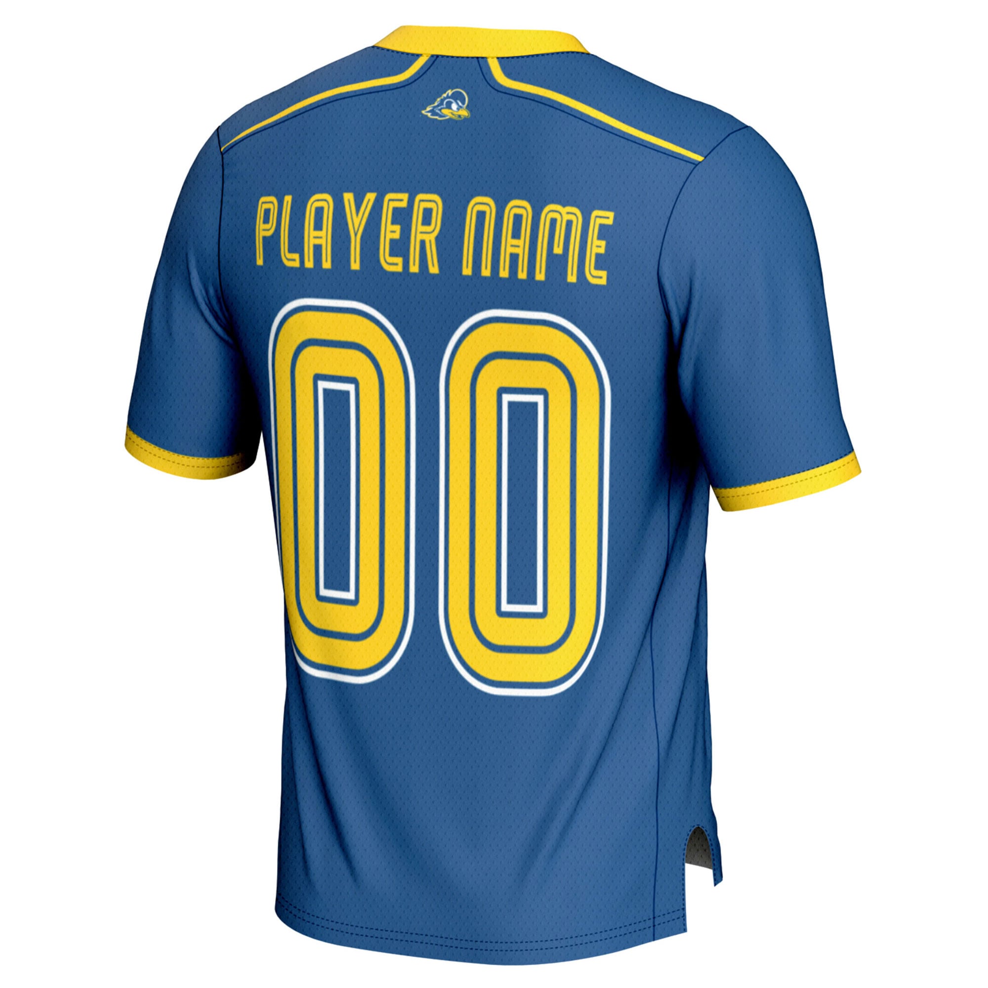 Delaware Fightin' Blue Hens Unisex Men's Lacrosse Lightweight Jersey Royal - back view