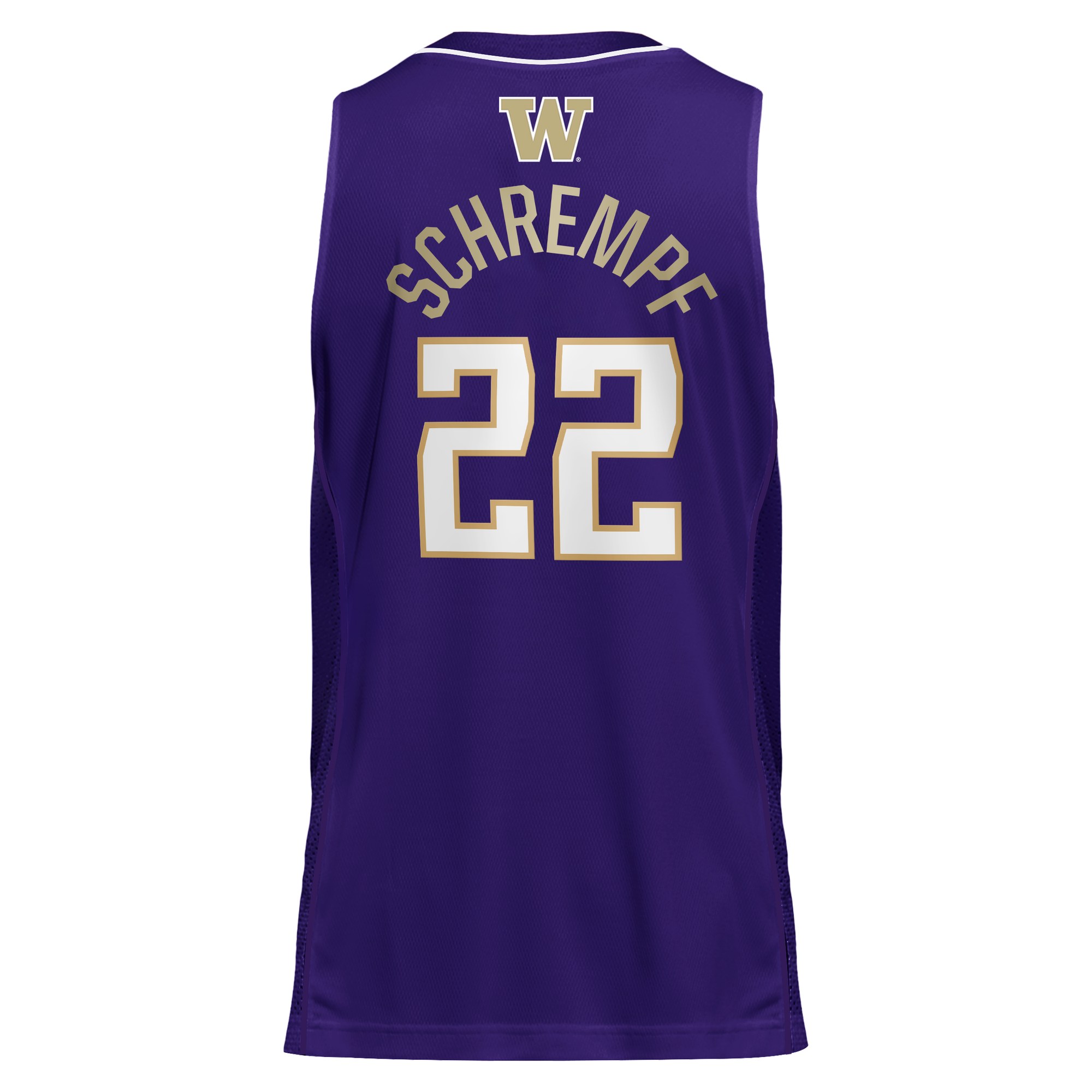 Detlef Schrempf Washington Huskies Jersey Purple - back view
