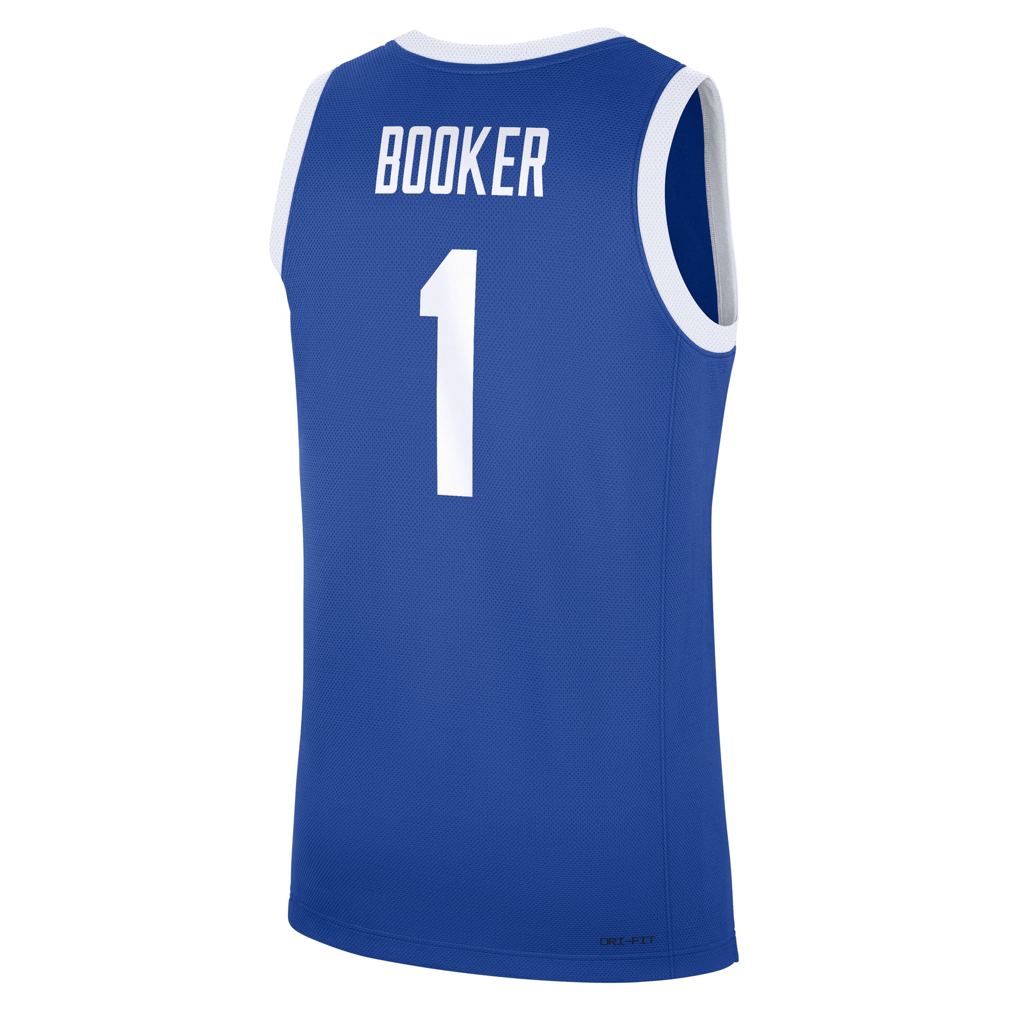 Devin Booker Kentucky Wildcats Road Basketball Jersey Royal - back view