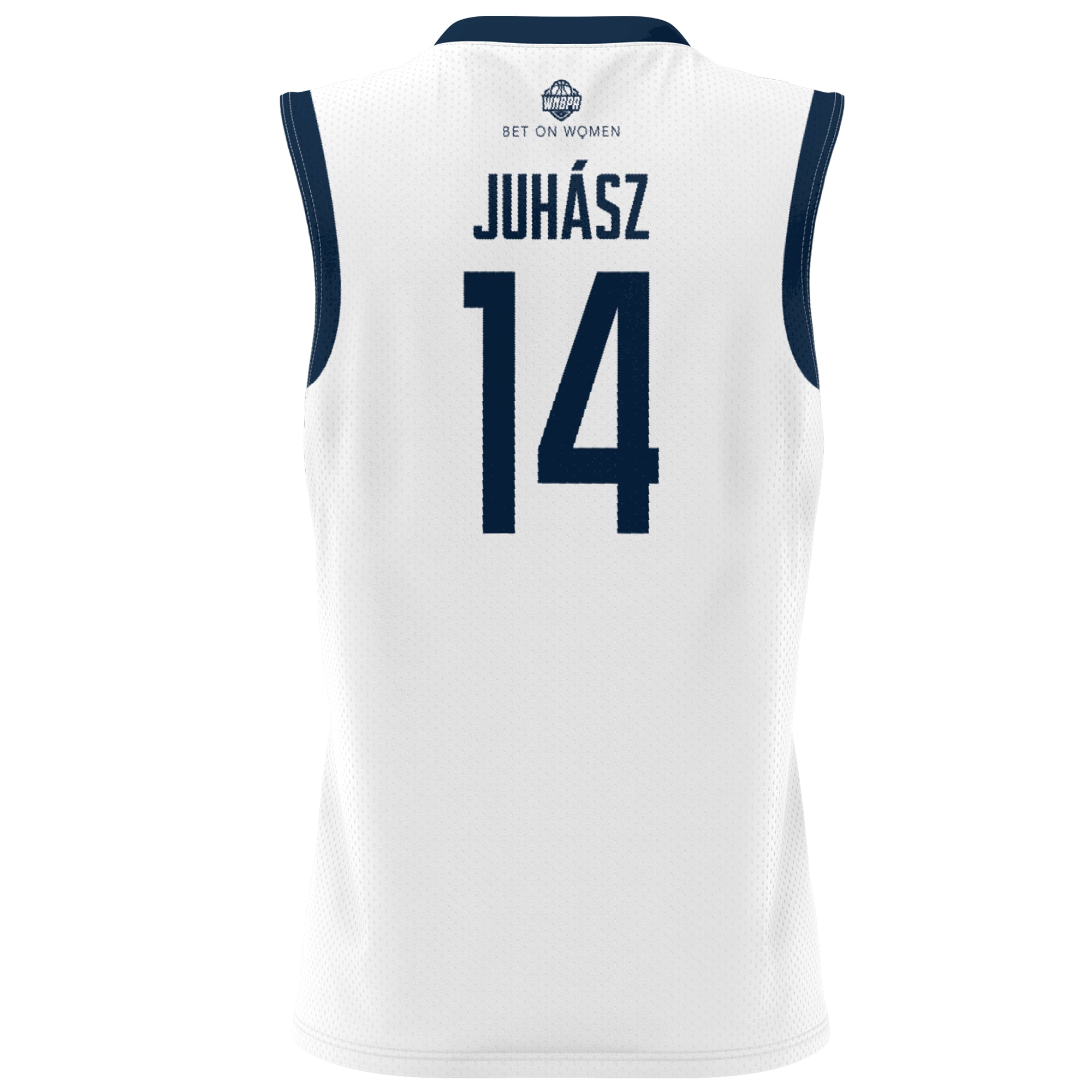 Dorka Juhasz UConn Huskies Unisex Lightweight Basketball Alumni Jersey White - back view
