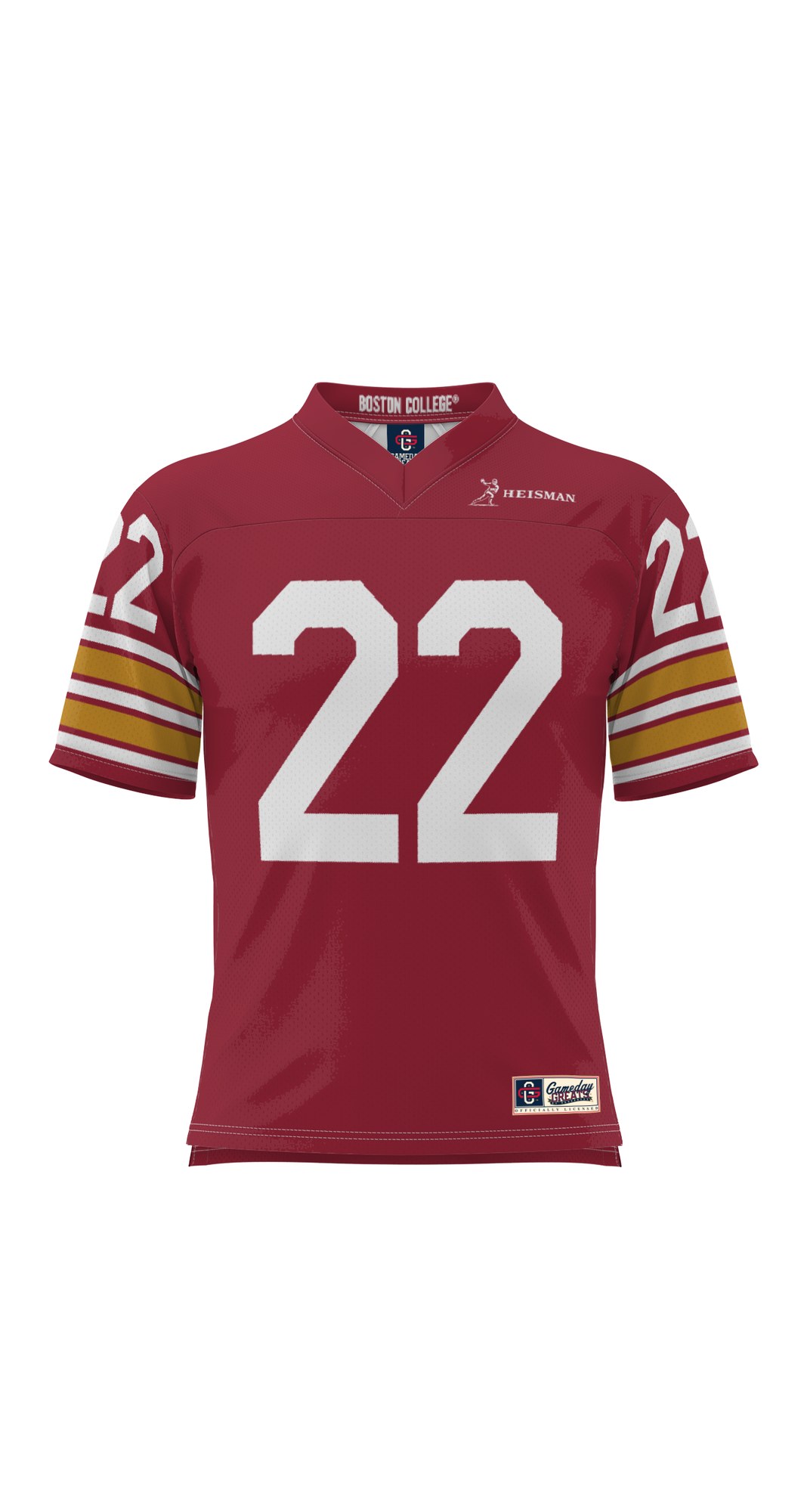 Doug Flutie Boston College Eagles Youth Heisman Football Jersey Maroon - front view