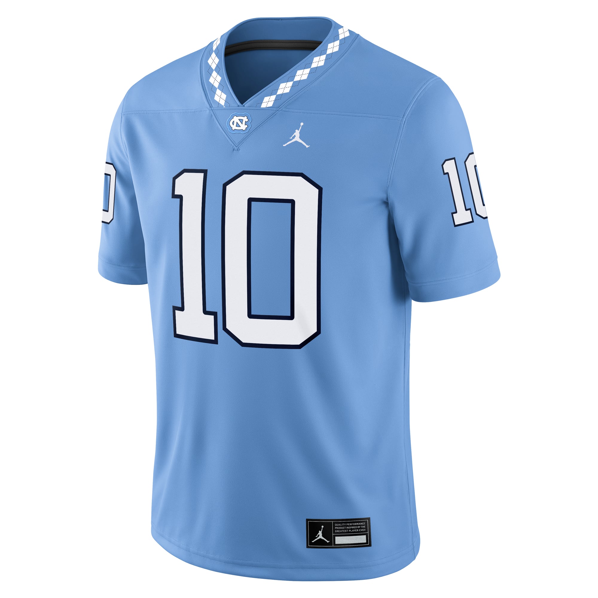 Drake Maye North Carolina Tar Heels Alumni Home Jersey Carolina Blue - front view