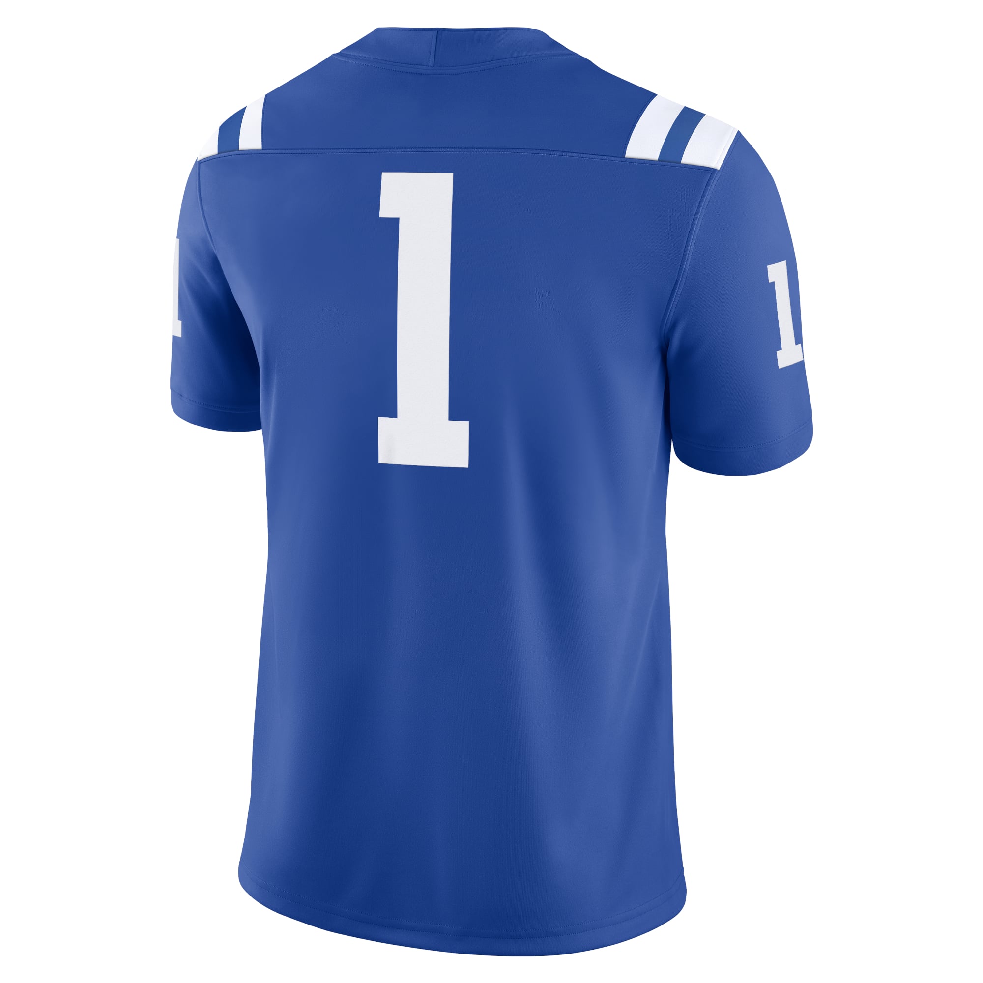 #1 Duke Blue Devils Jersey Royal - back view