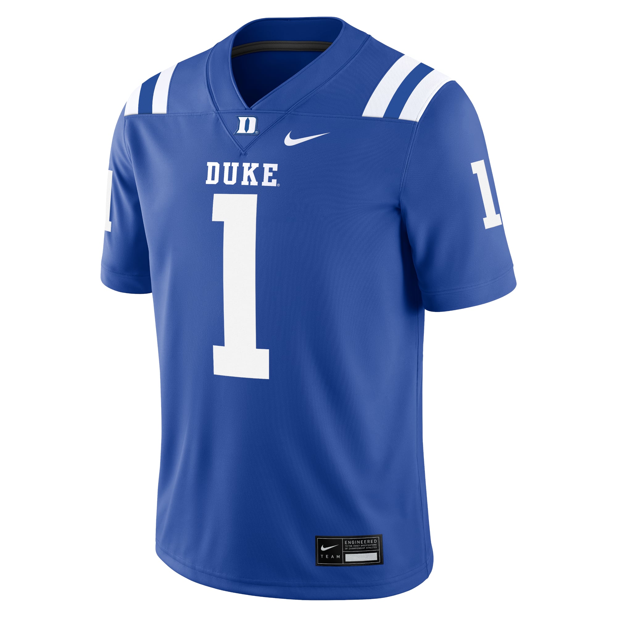 #1 Duke Blue Devils Jersey Royal - front view
