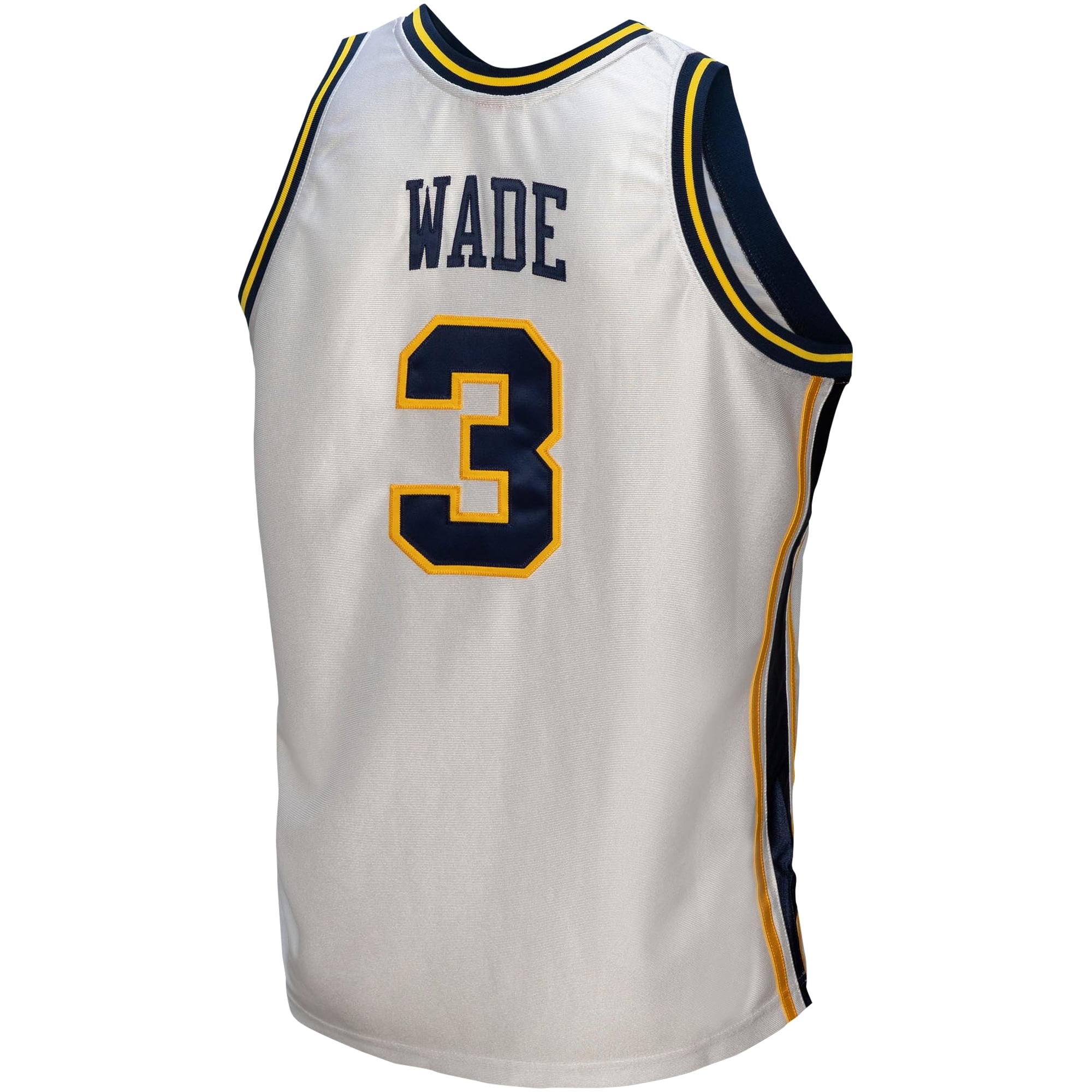 Dwyane Wade Marquette Golden Eagles 2002/03 Jersey White - back view