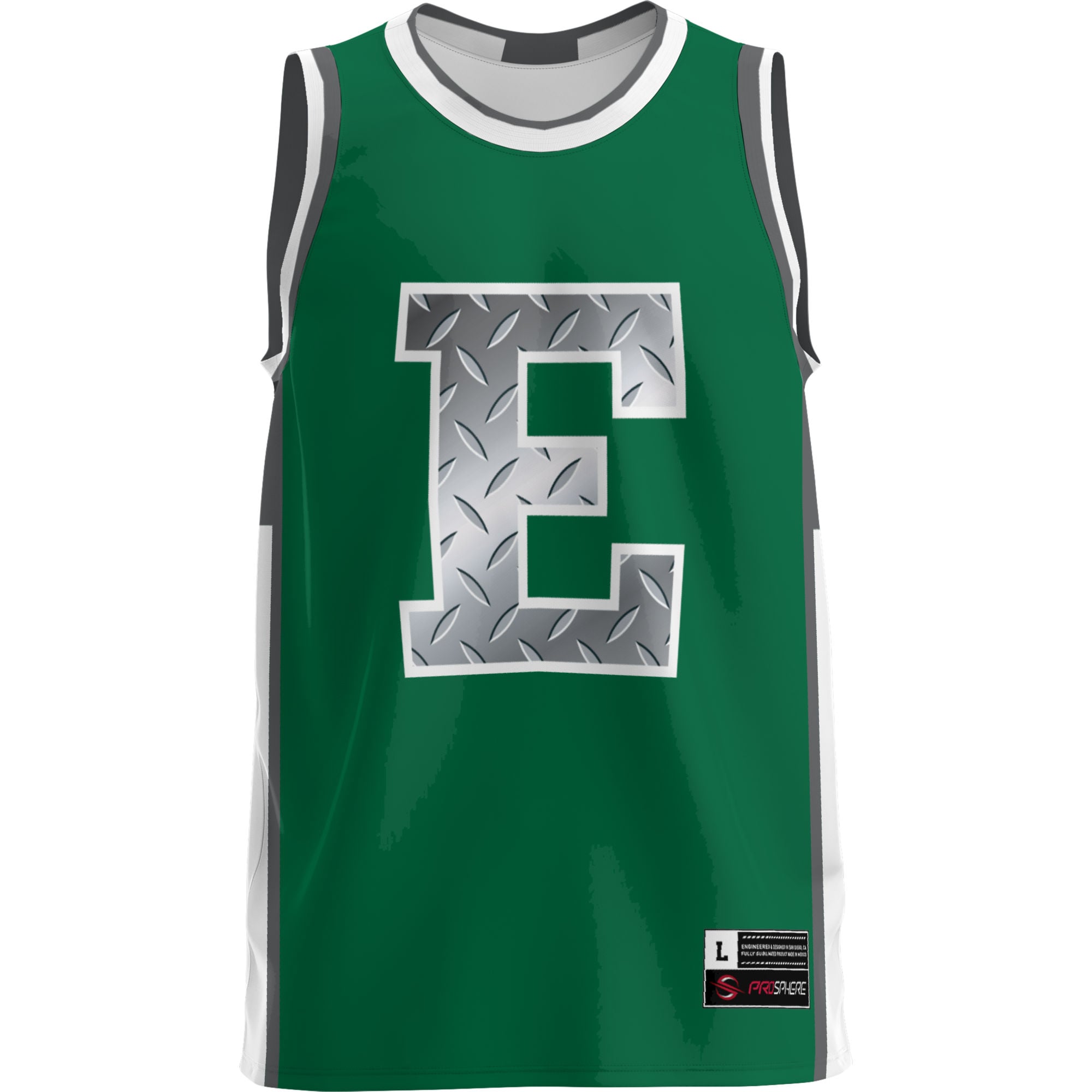 Eastern Michigan Eagles Lightweight Basketball Jersey Green - front view
