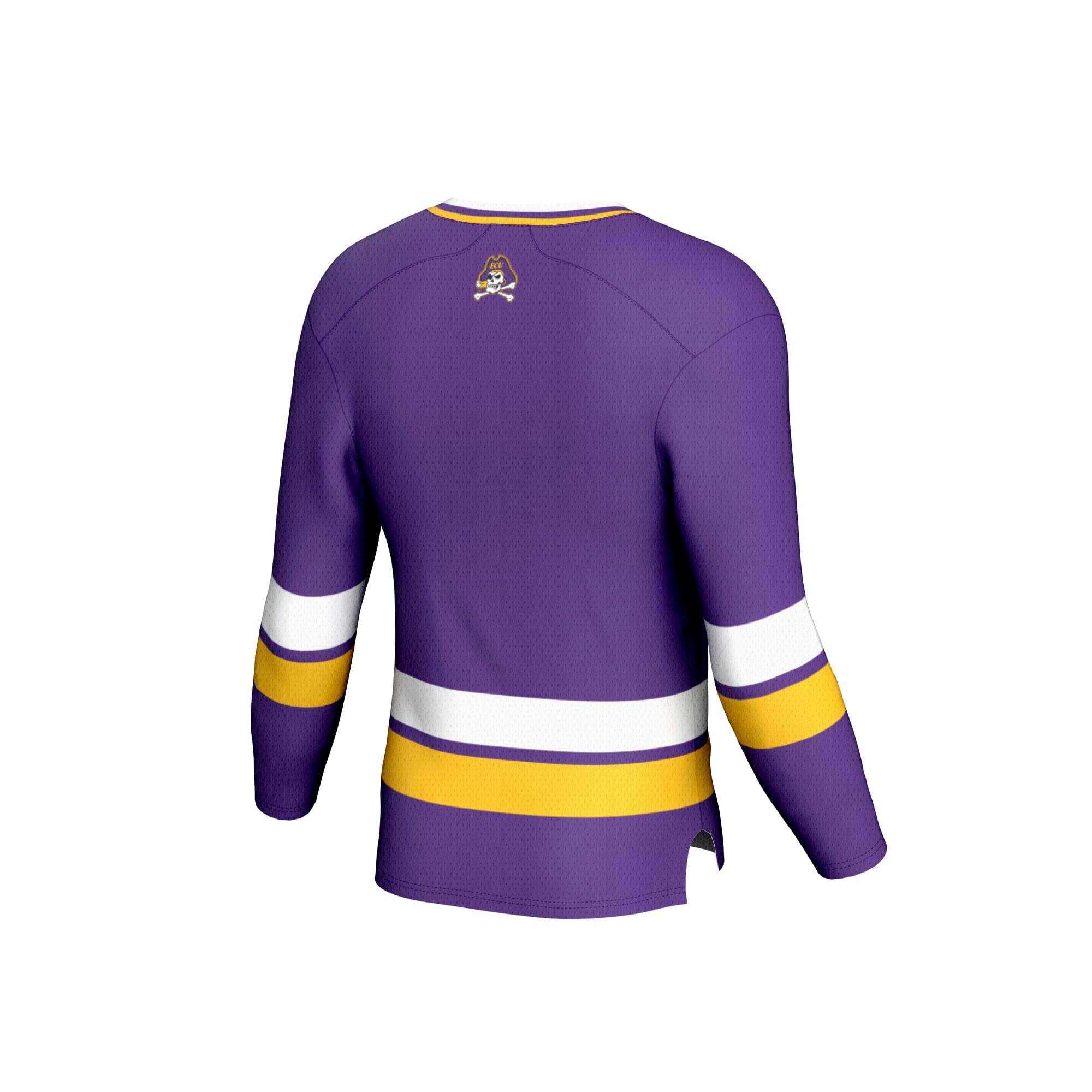 ECU Pirates Unisex Spirit Hockey Jersey Purple - back view