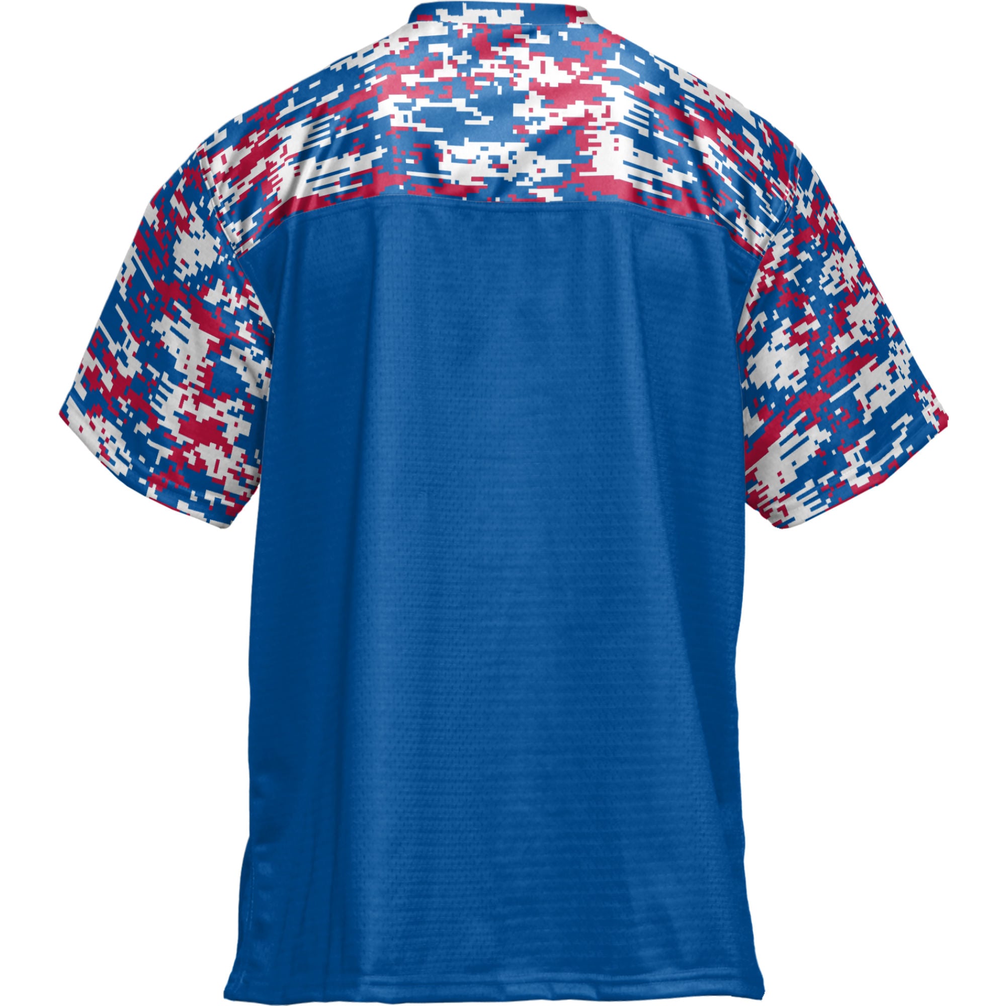 Elizabeth City State University Vikings Football Jersey Royal - back view