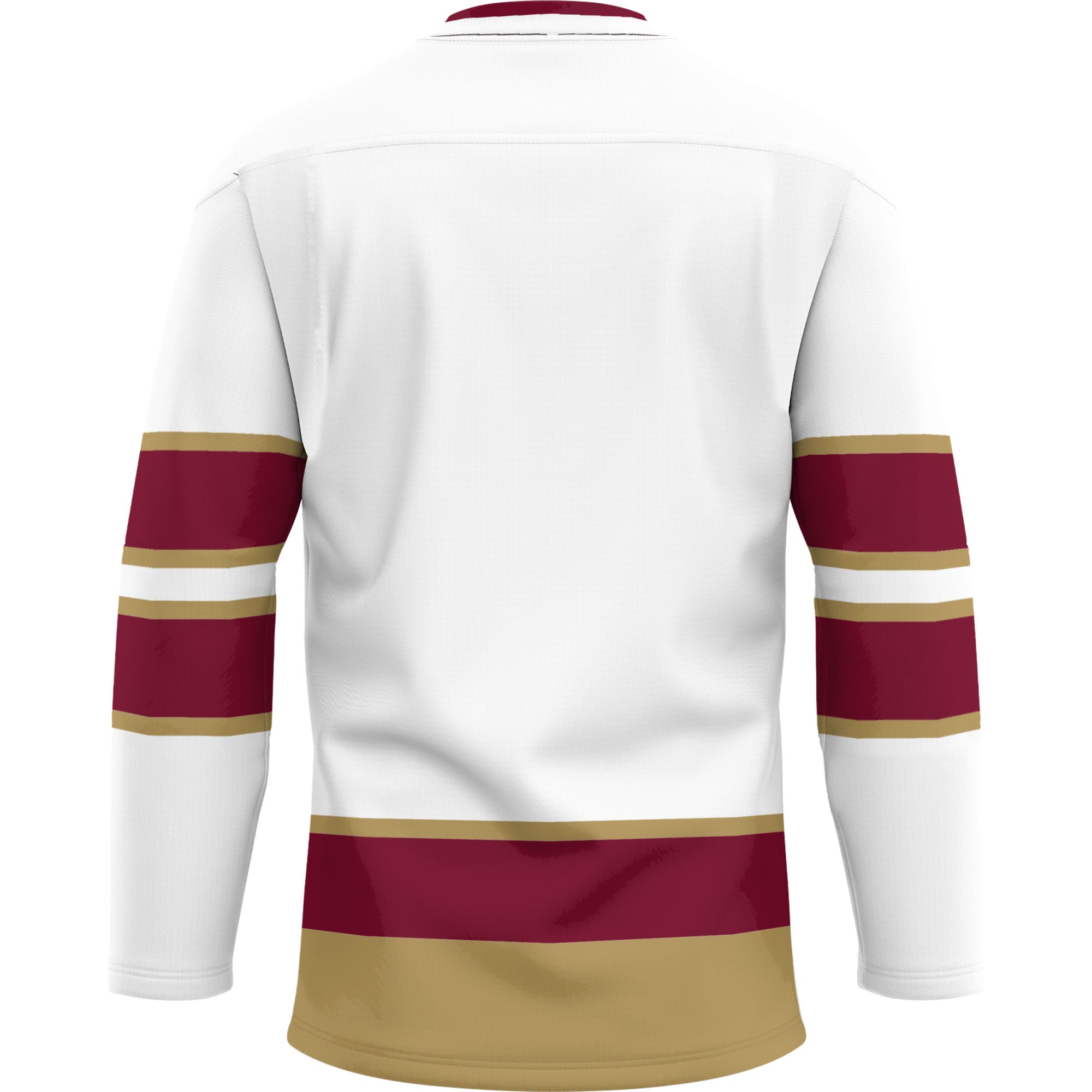 Elon Phoenix Hockey Jersey White - back view