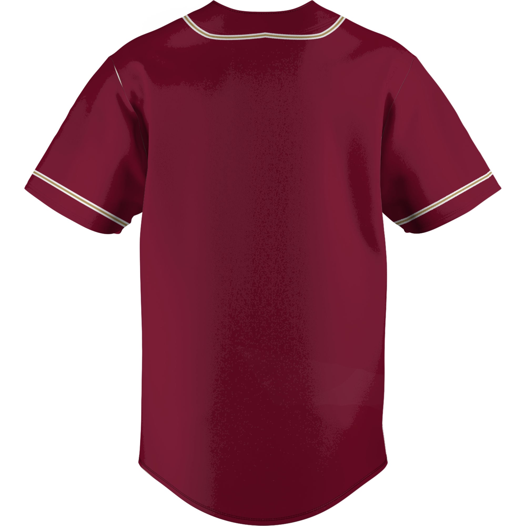 Elon Phoenix Lightweight Baseball Jersey Maroon - back view