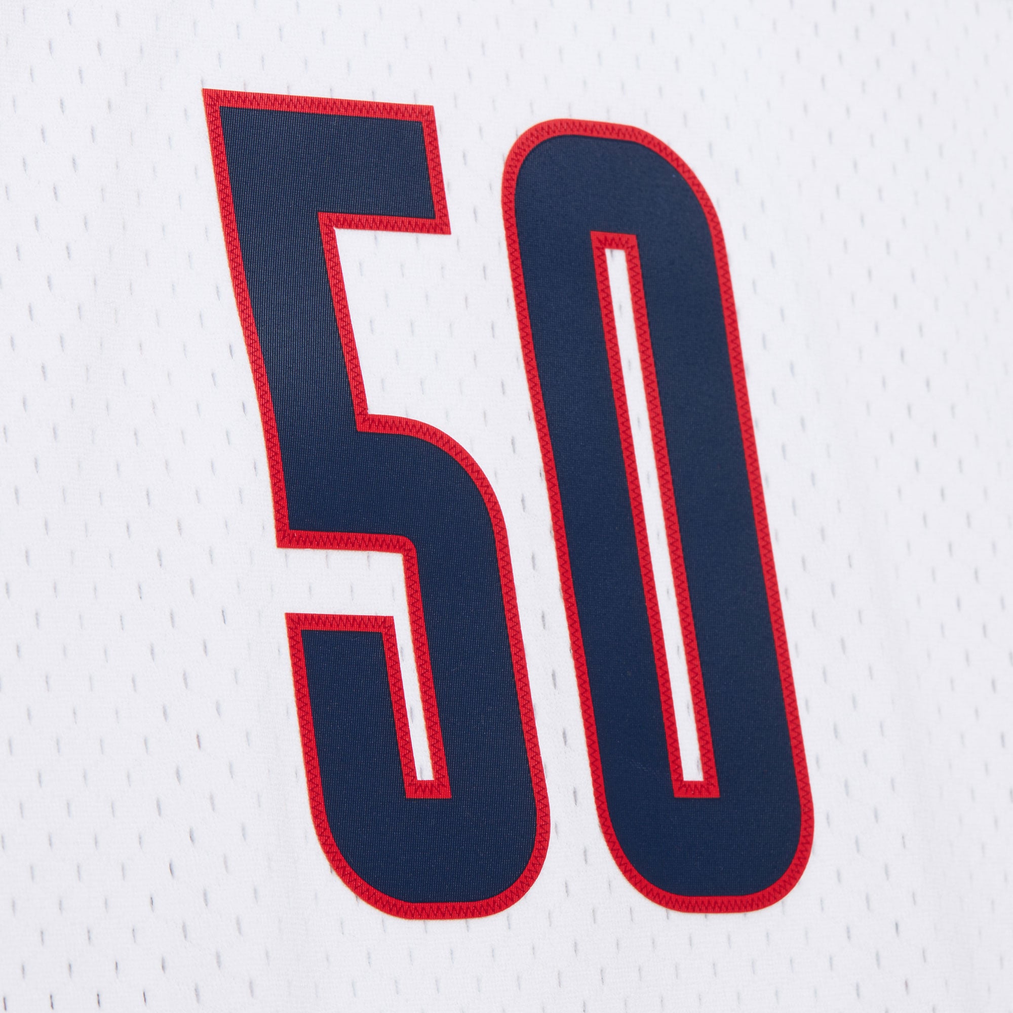 Emeka Okafor UConn Huskies 2001/02 Jersey White - detail view 1