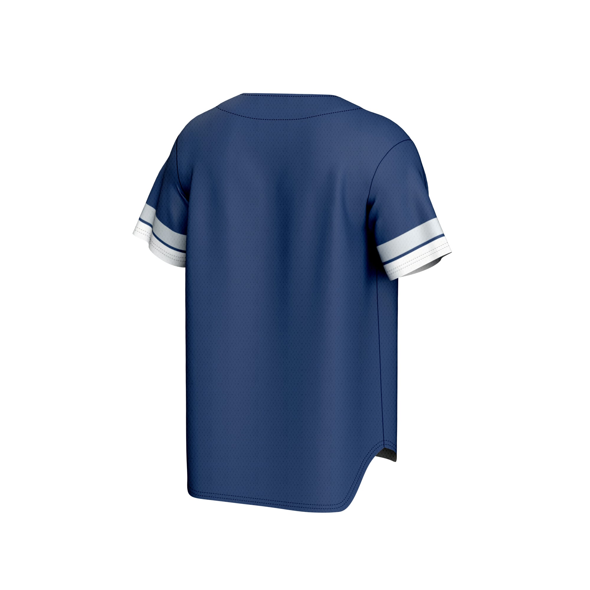 Emory Eagles Baseball Jersey Blue - back view