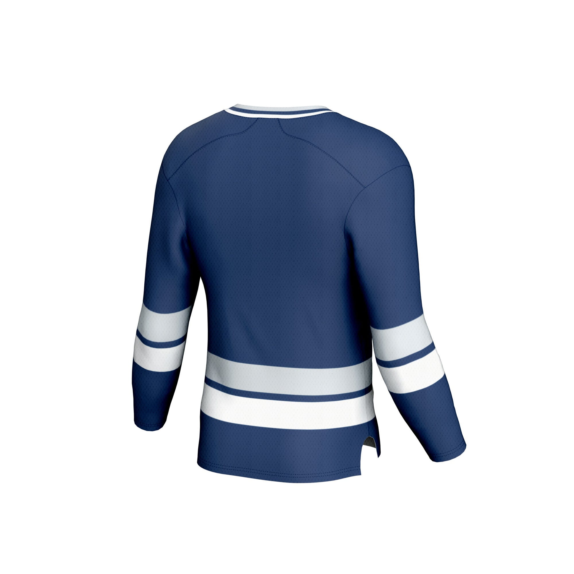 Emory Eagles Hockey Jersey Blue - back view