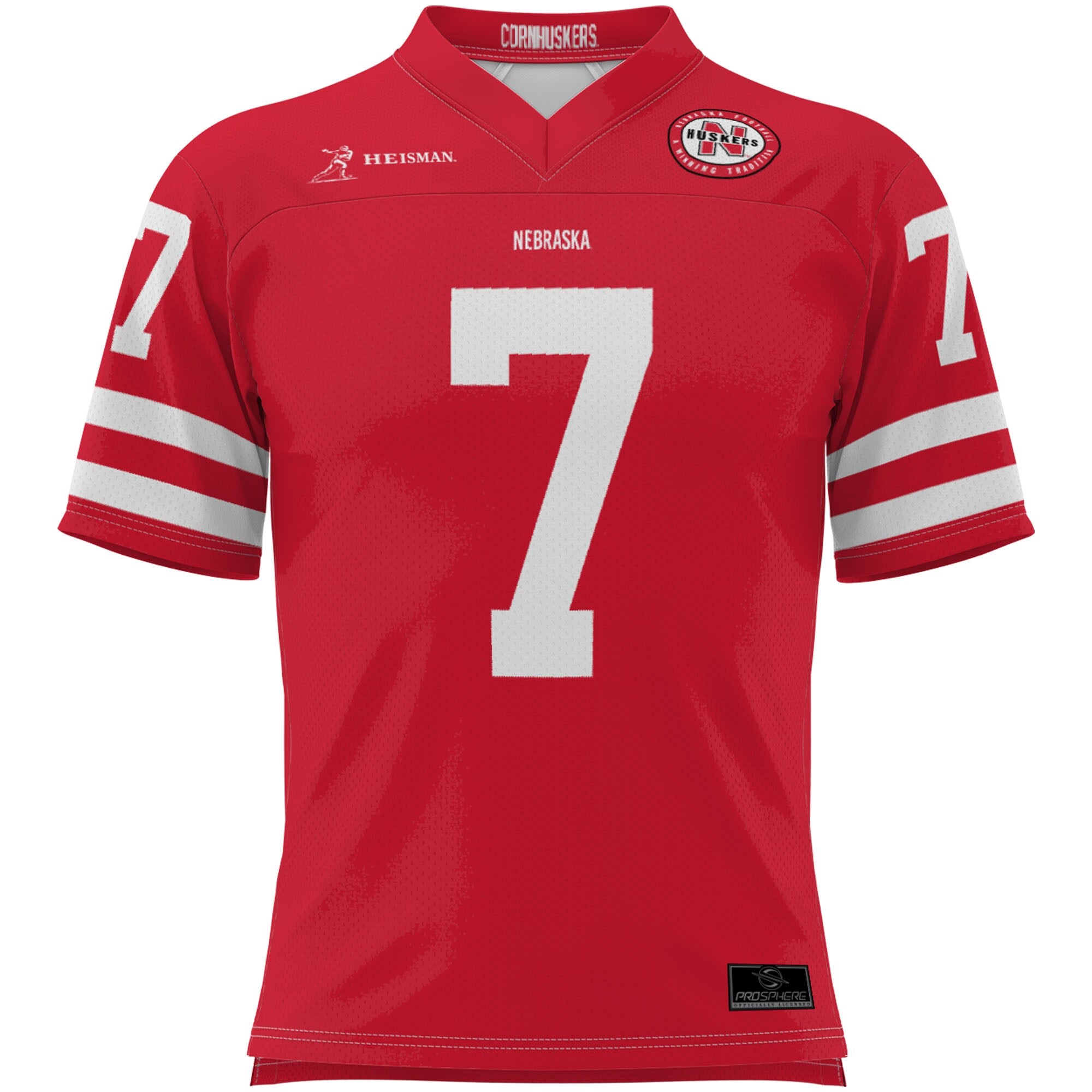 Eric Crouch Nebraska Huskers Heisman Football Jersey Scarlet - front view