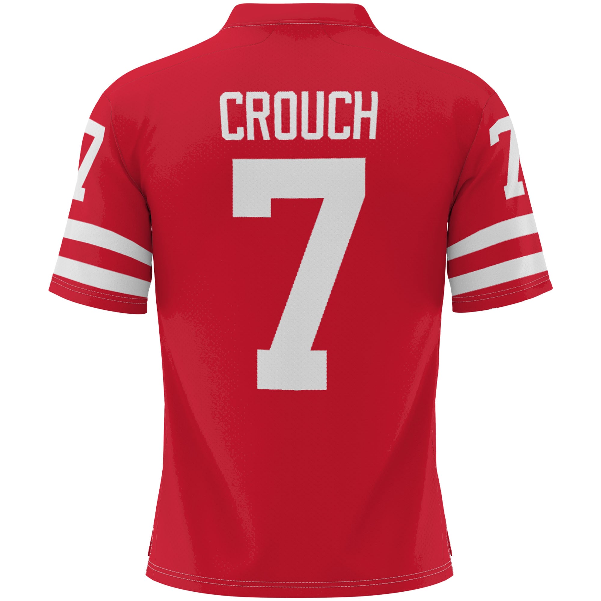 Eric Crouch Nebraska Huskers Youth Heisman Football Jersey Scarlet - back view