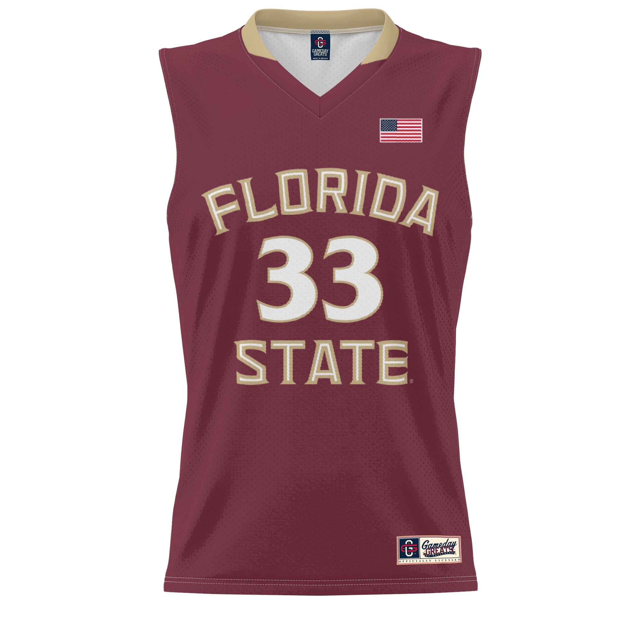 Erin Howard Florida State Seminoles Youth Lightweight Basketball Alumni Jersey Garnet - front view