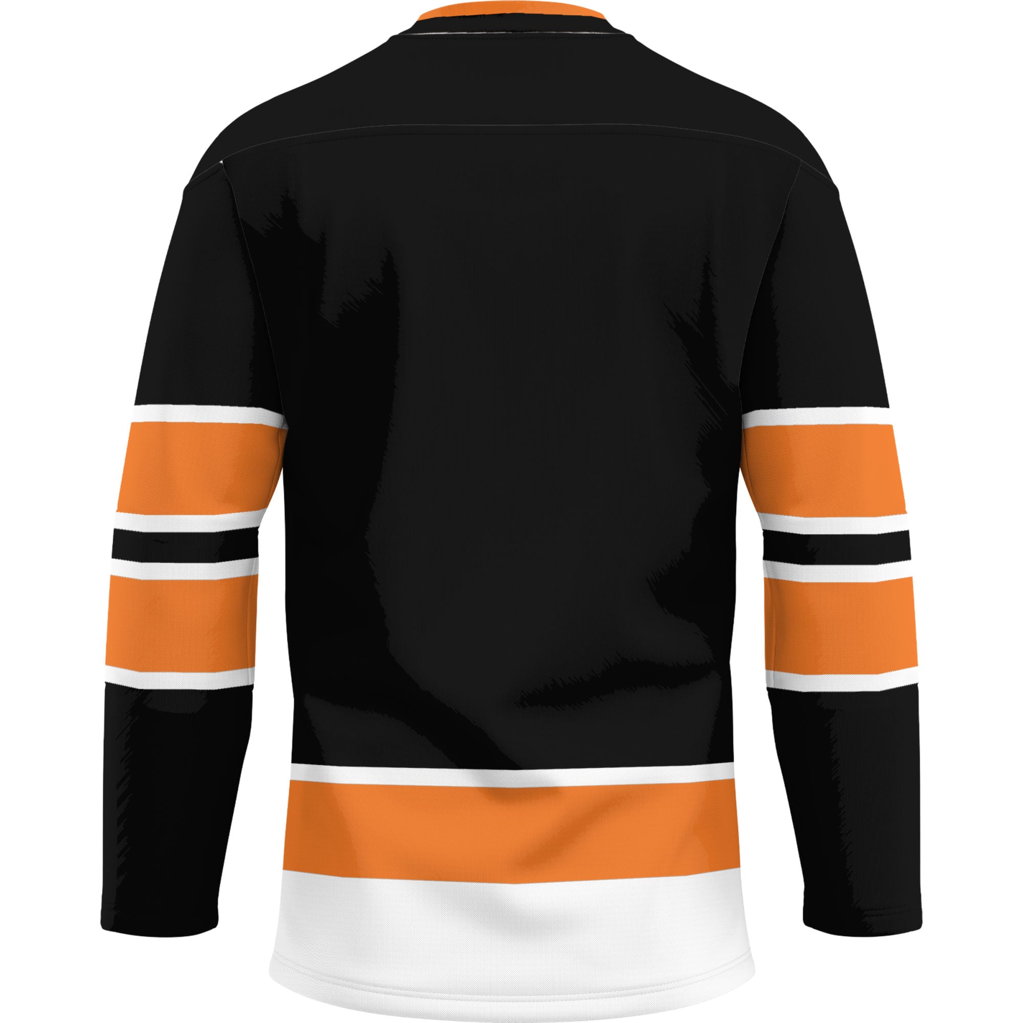 Findlay Oilers Youth Hockey Jersey Black - back view