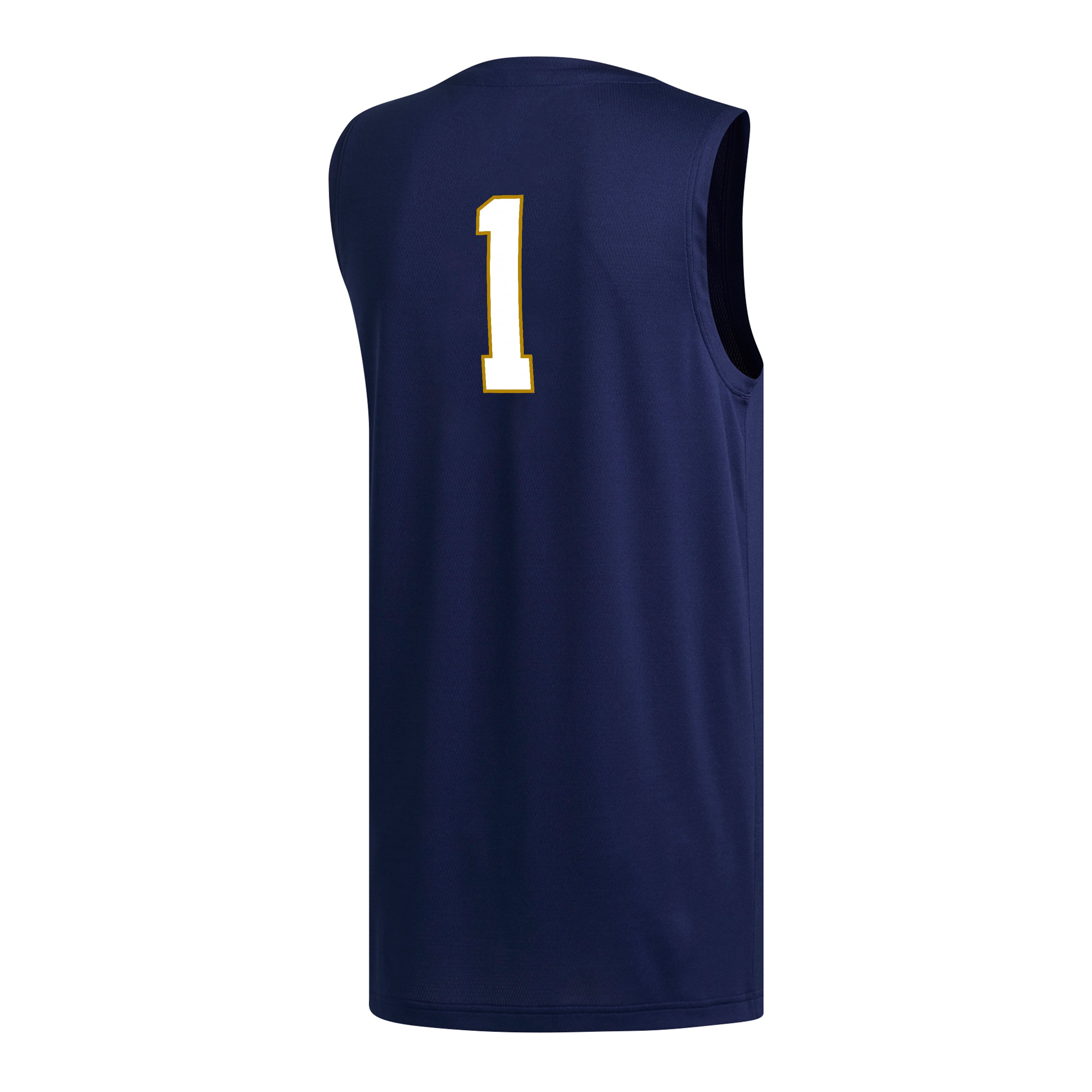 #1 FIU Panthers Basketball Jersey Navy - back view