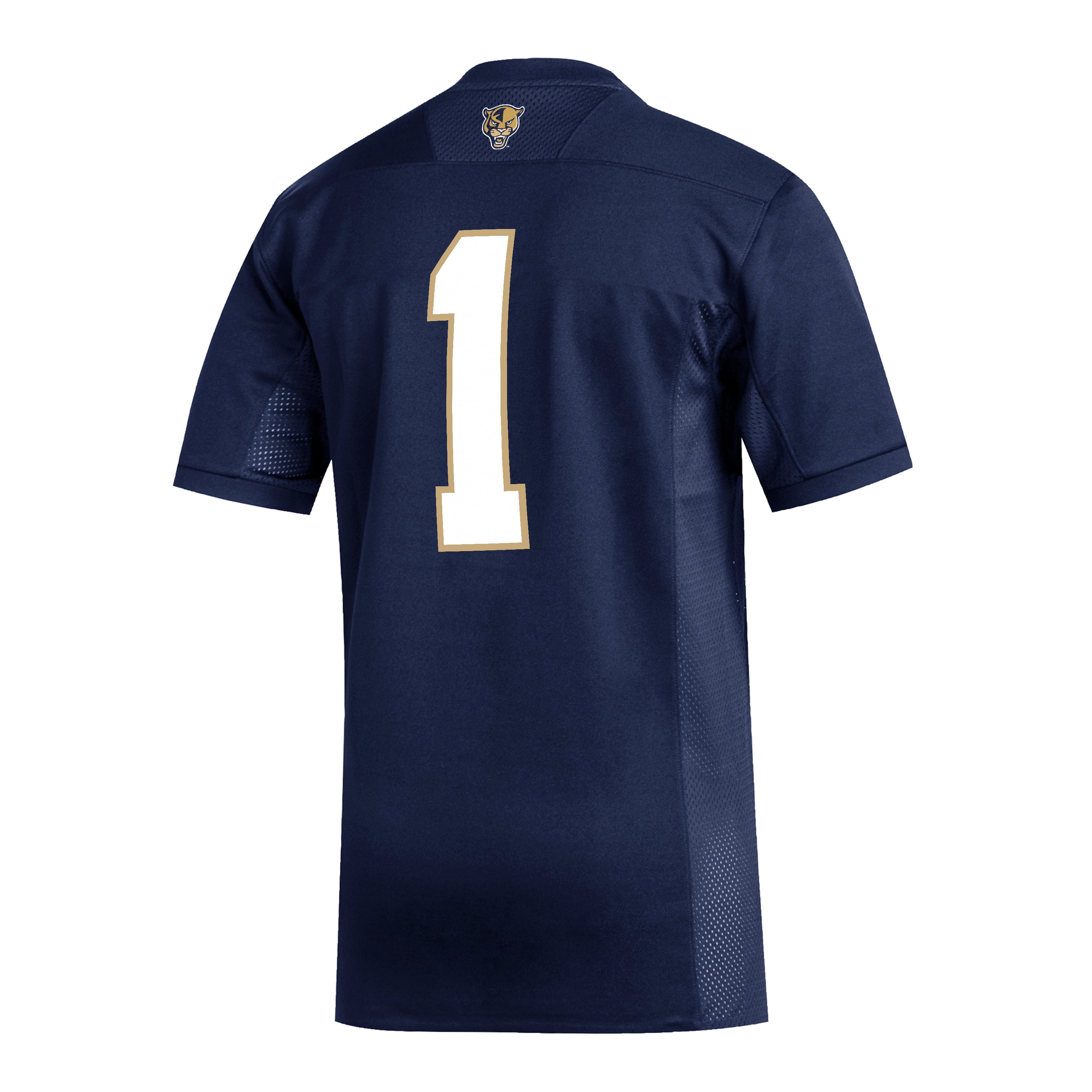#1 FIU Panthers Football Jersey Navy - back view
