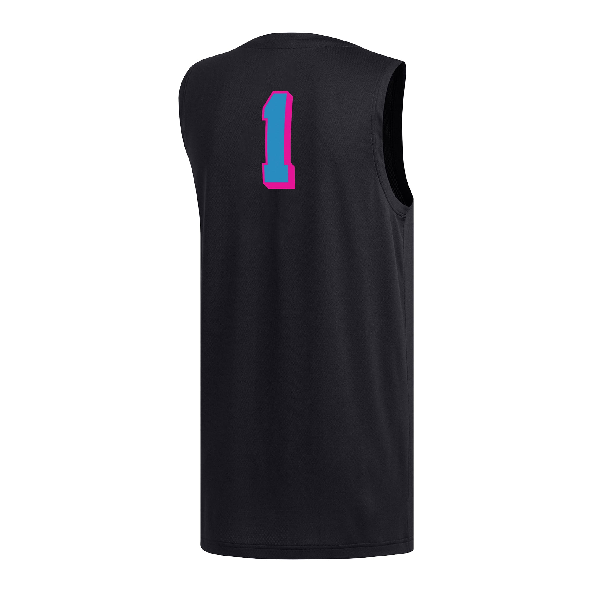 #1 Florida Atlantic Owls Basketball Jersey Black - back view