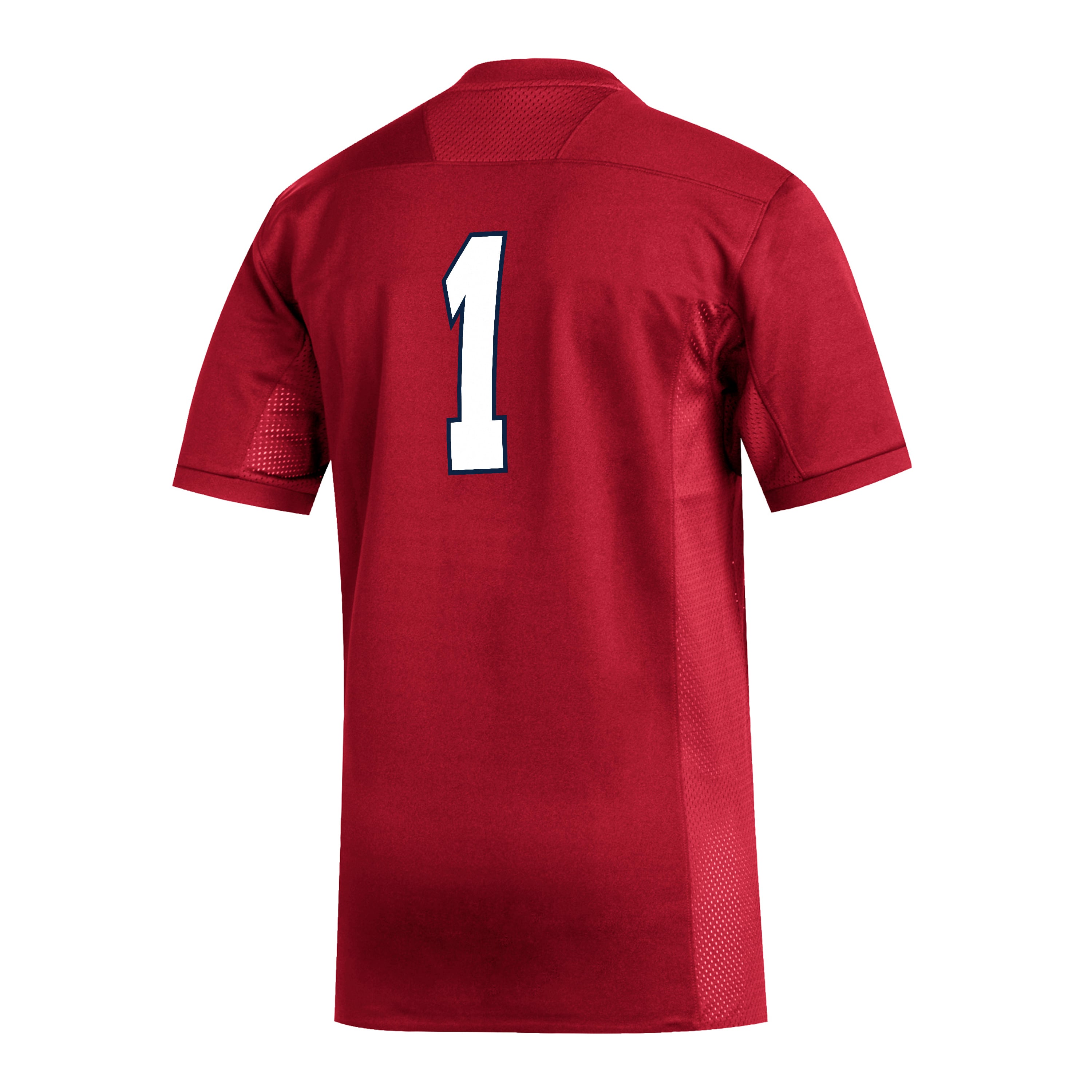 #1 Florida Atlantic Owls Football Jersey Red - back view