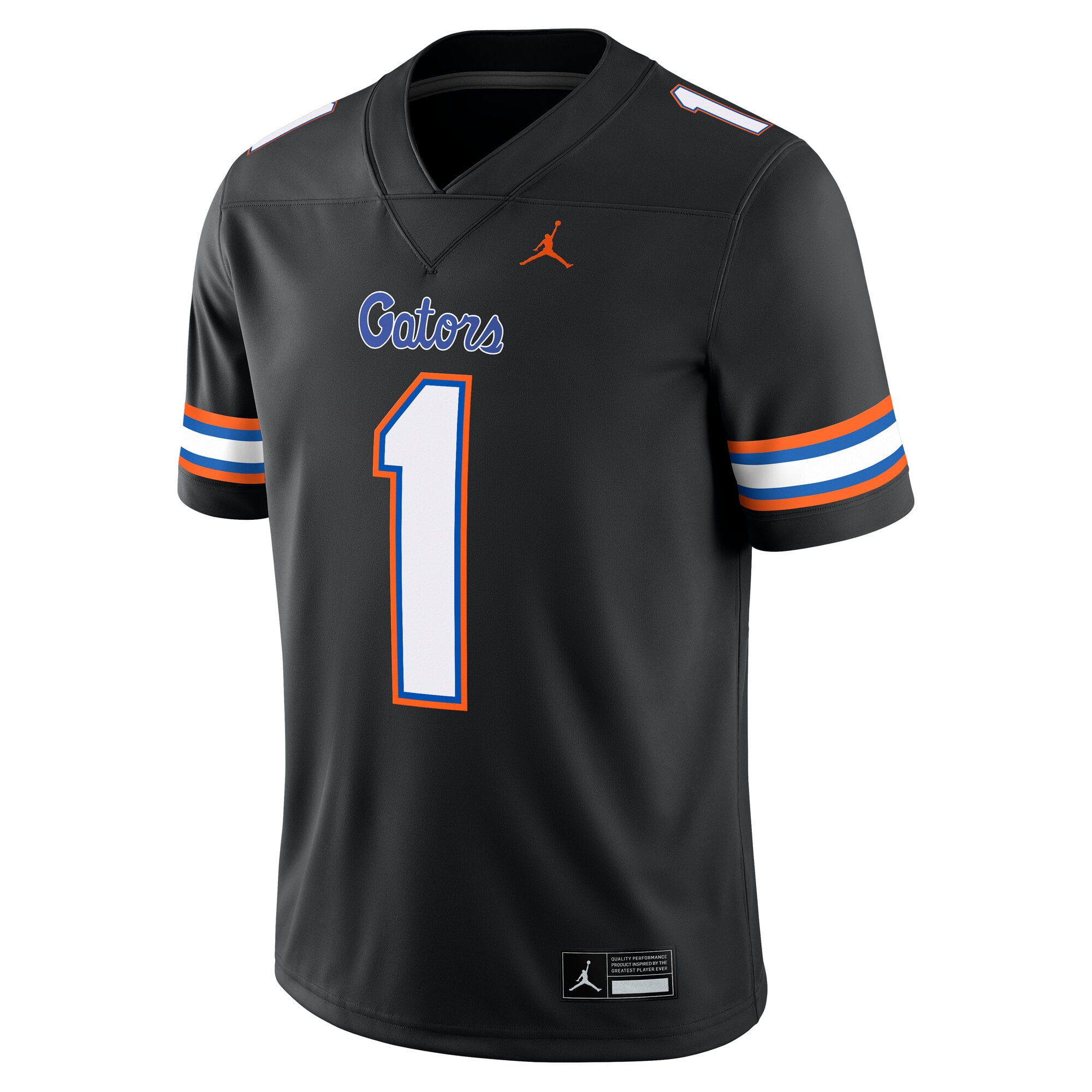#1 Florida Gators Alternate Jersey Black - front view