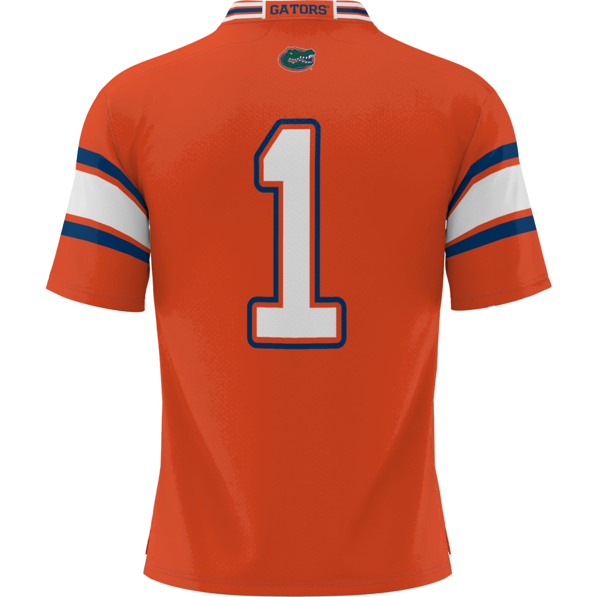#1 Florida Gators Football Jersey Orange - back view