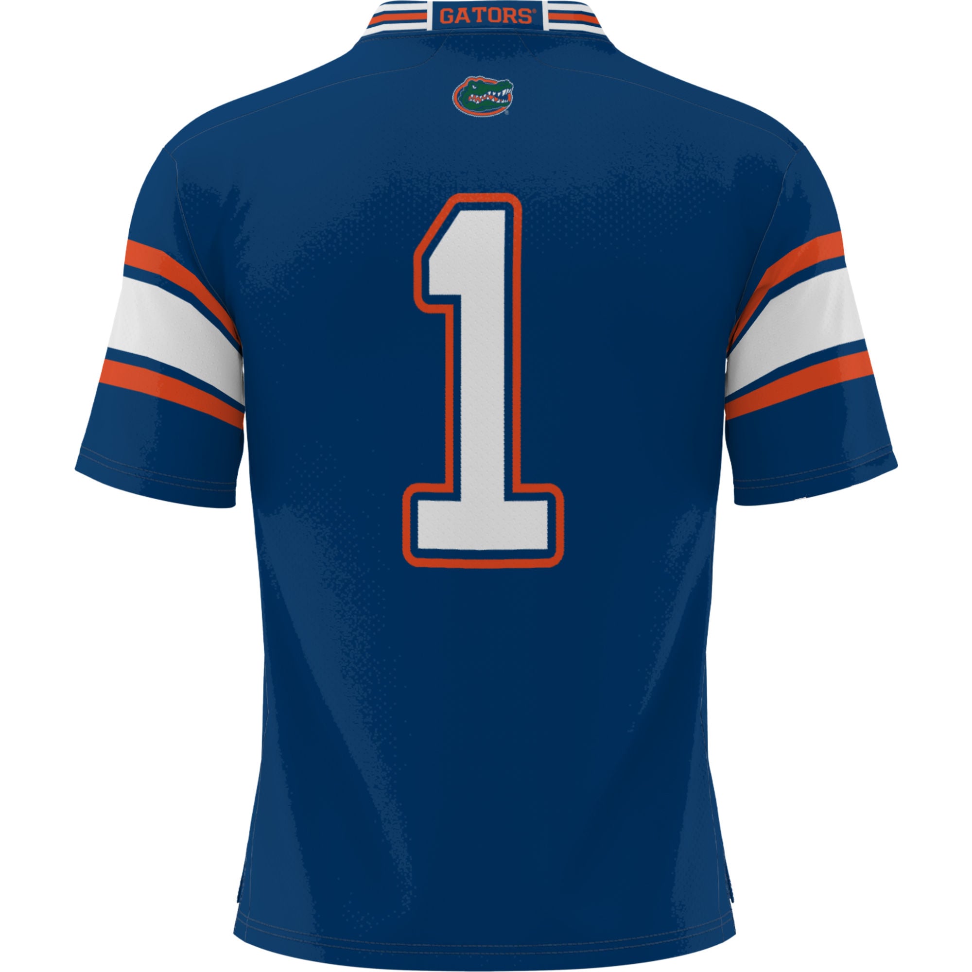 #1 Florida Gators Football Jersey Royal - back view