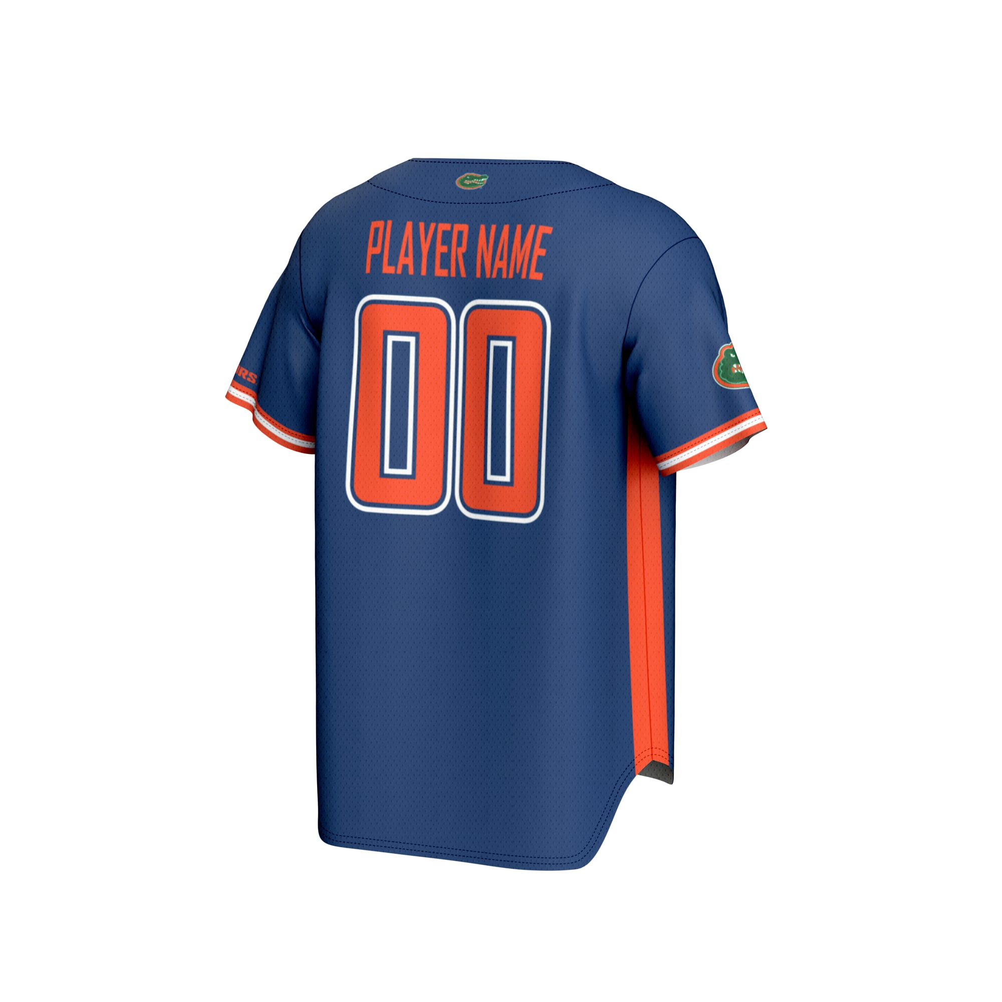 Florida Gators Lightweight Baseball Jersey Royal - back view