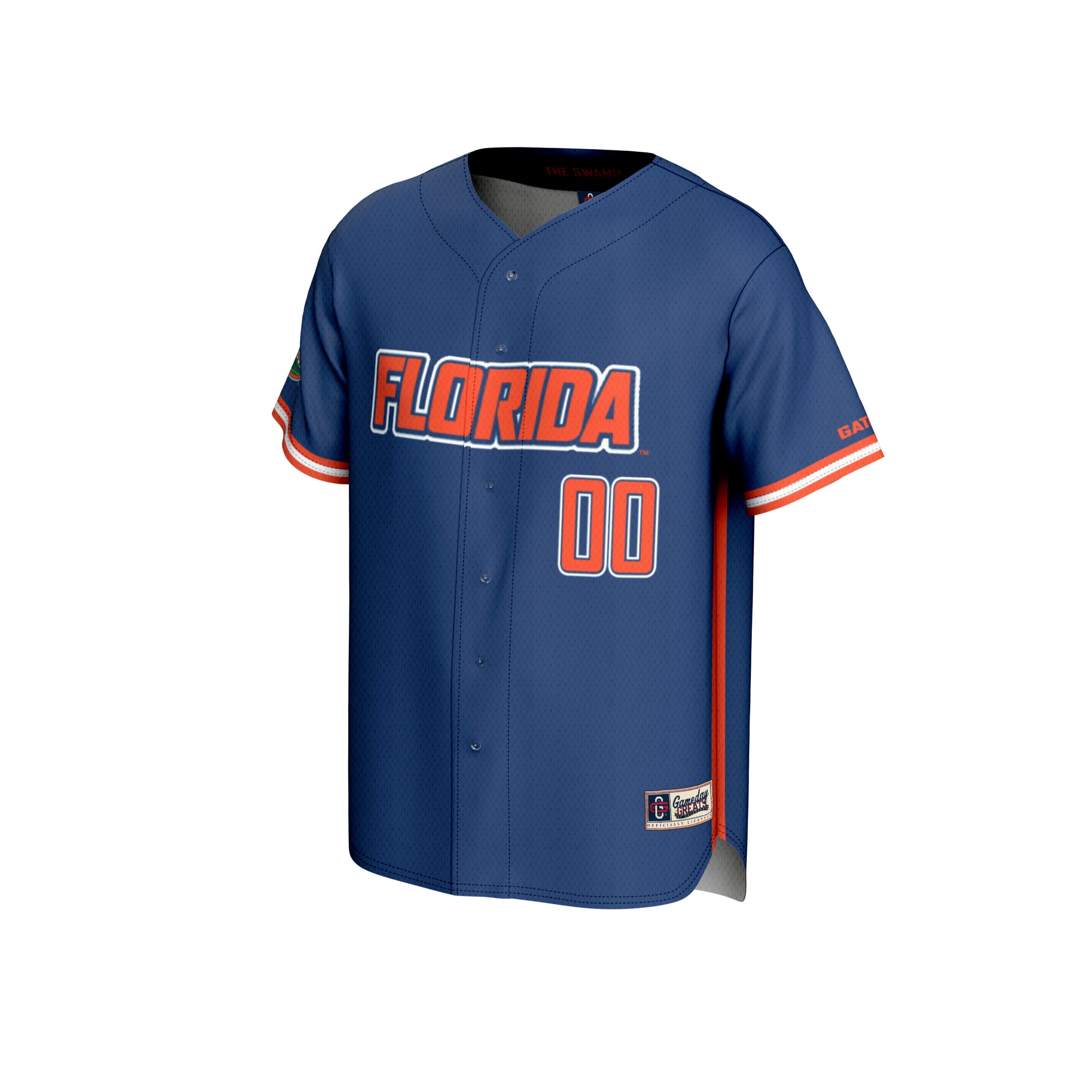 Florida Gators Lightweight Baseball Jersey Royal - front view