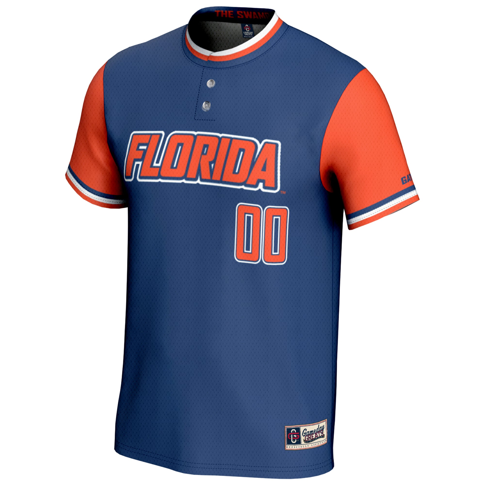 Florida Gators Lightweight Softball Jersey Royal - front view