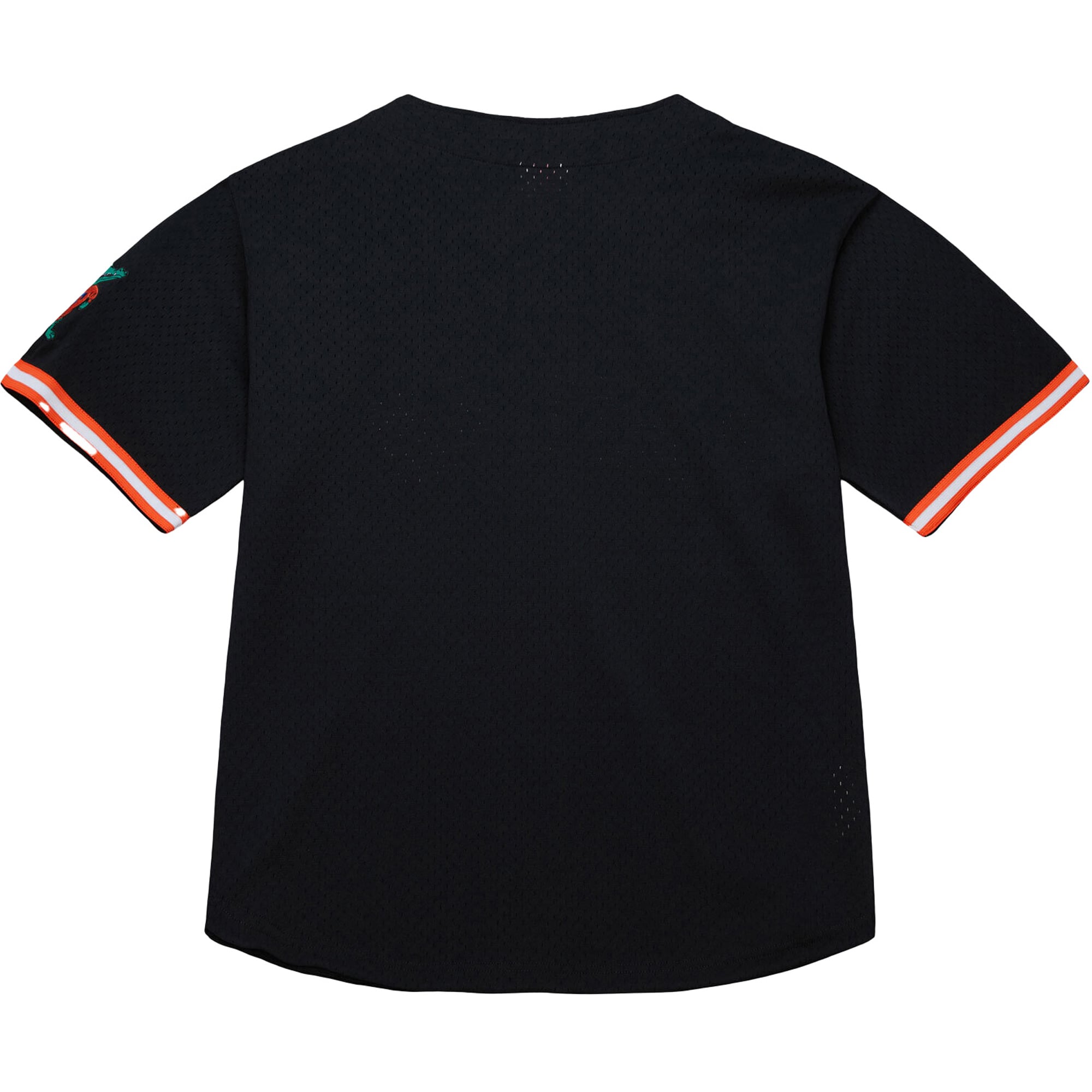 Florida Gators On The Clock Full-Button Fashion Jersey Black - back view