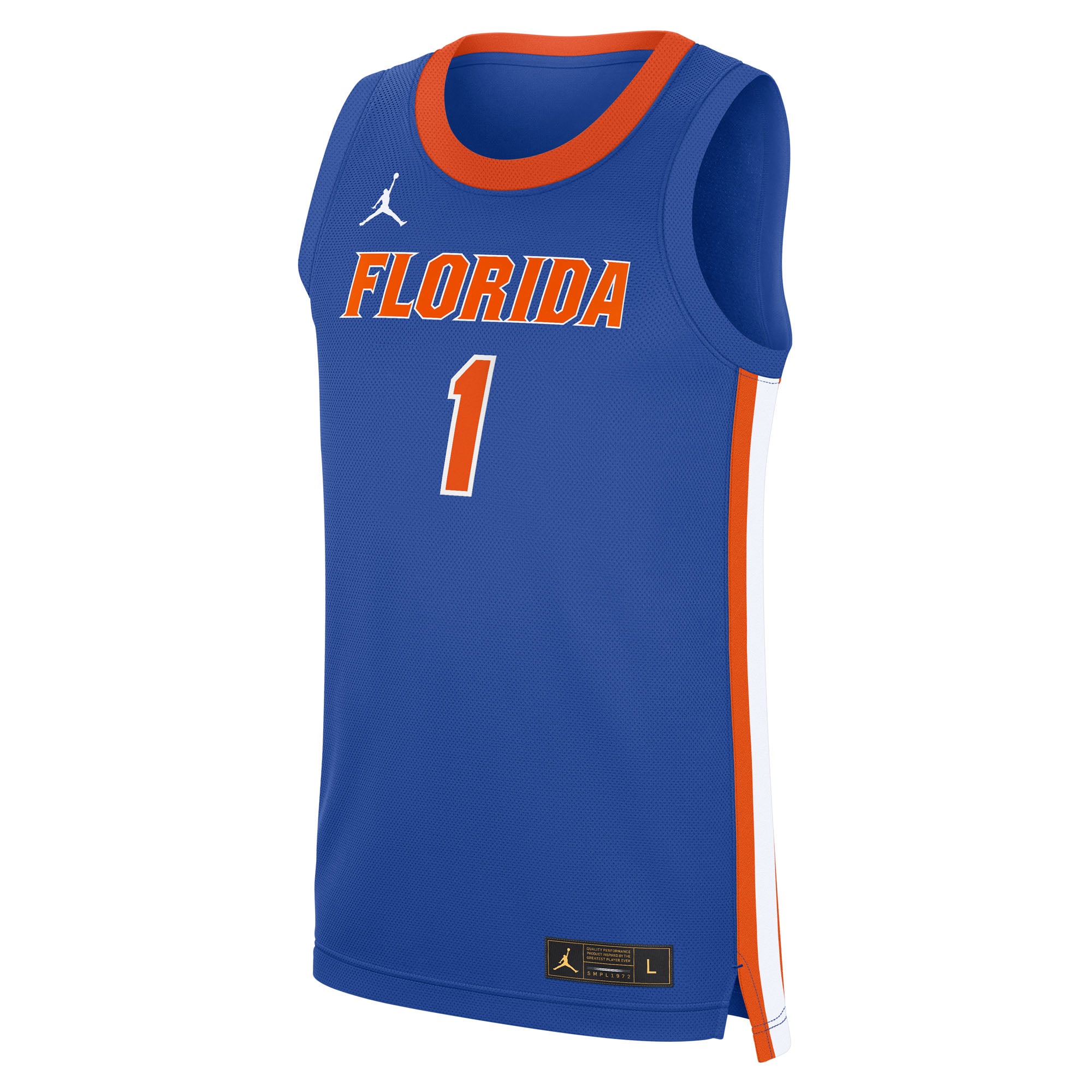 Florida Gators Road Basketball Jersey Royal - front view