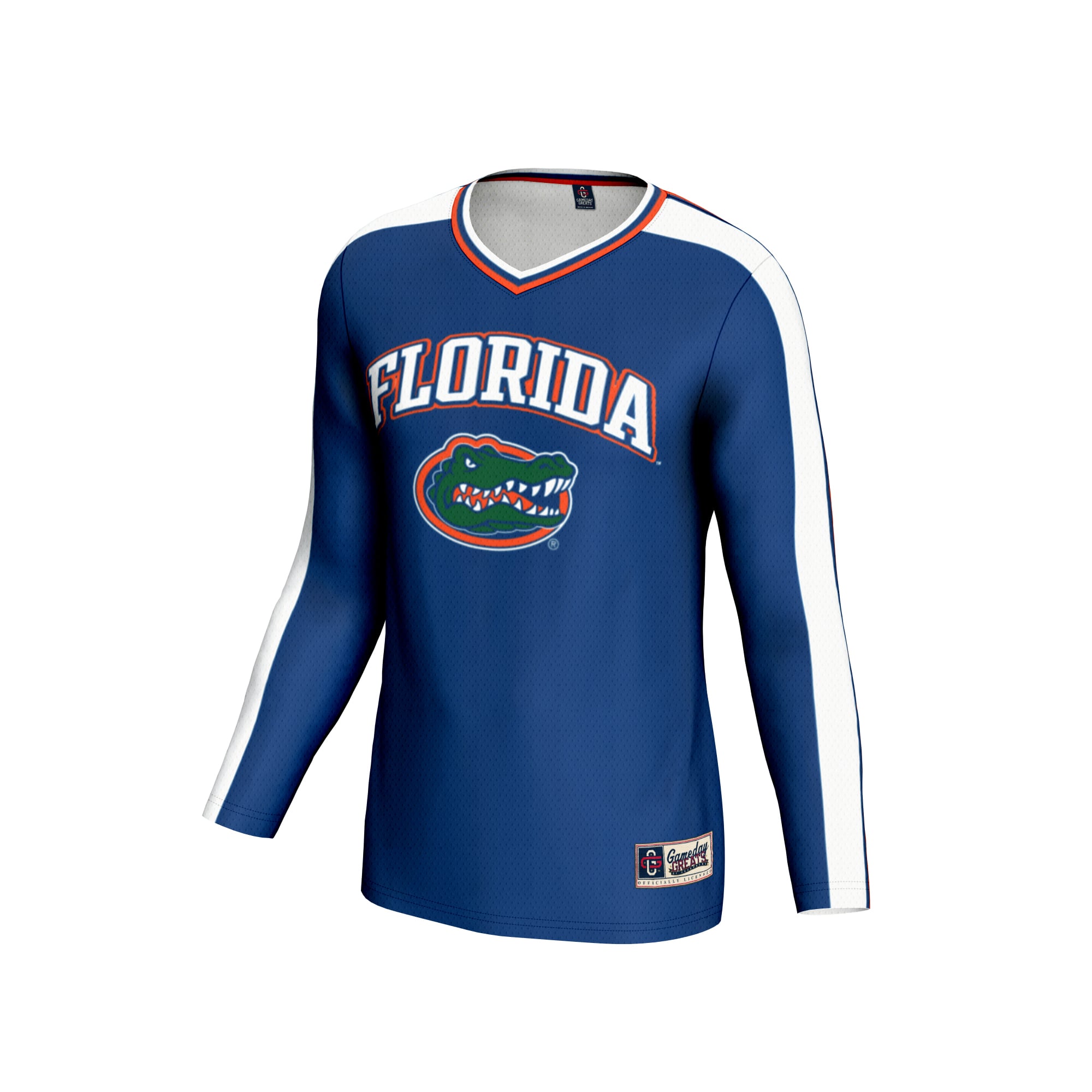 Florida Gators Unisex #1 Lightweight Volleyball Fashion Jersey Royal - front view