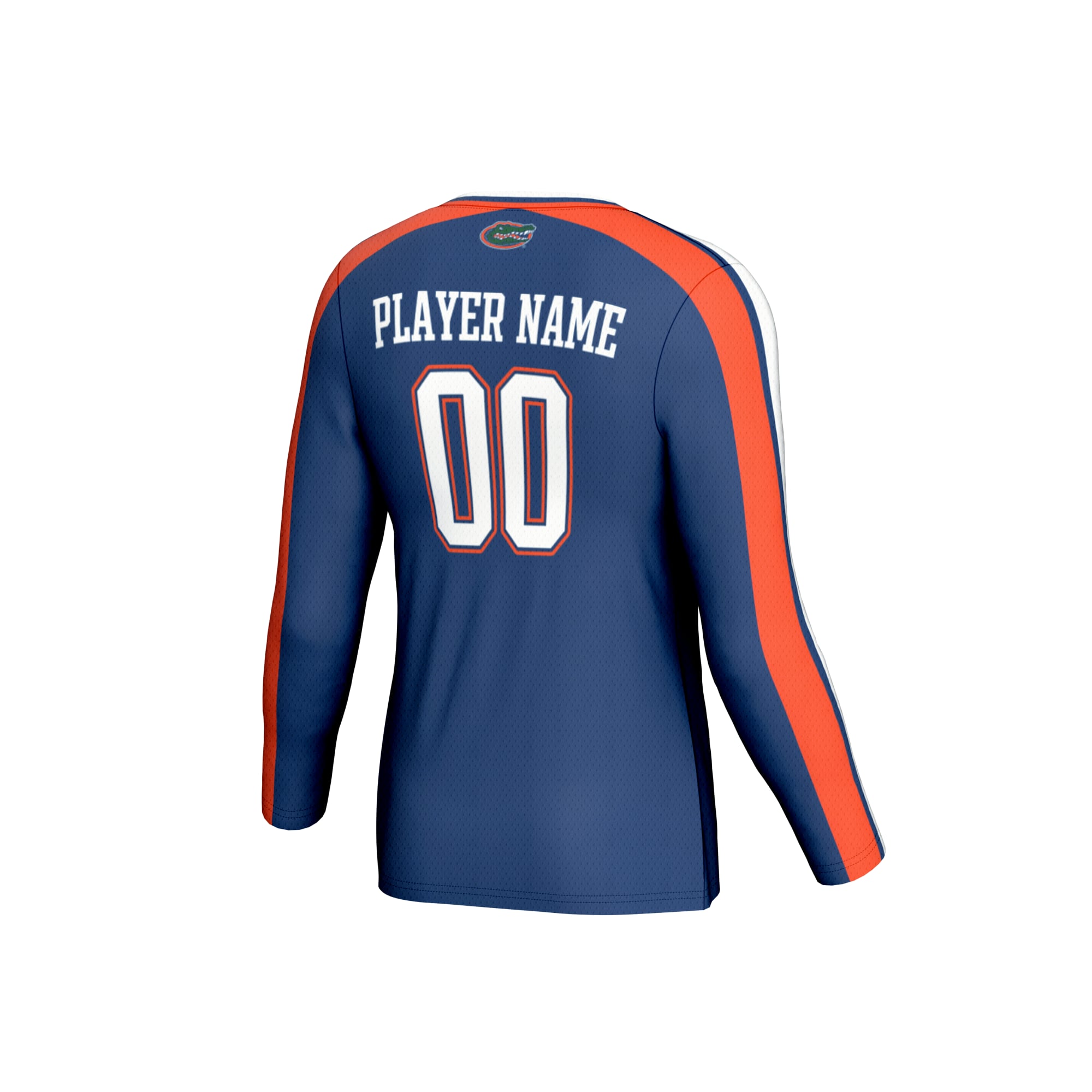 Florida Gators Unisex Lightweight Collegiate Volleyball Fashion Jersey Royal - back view