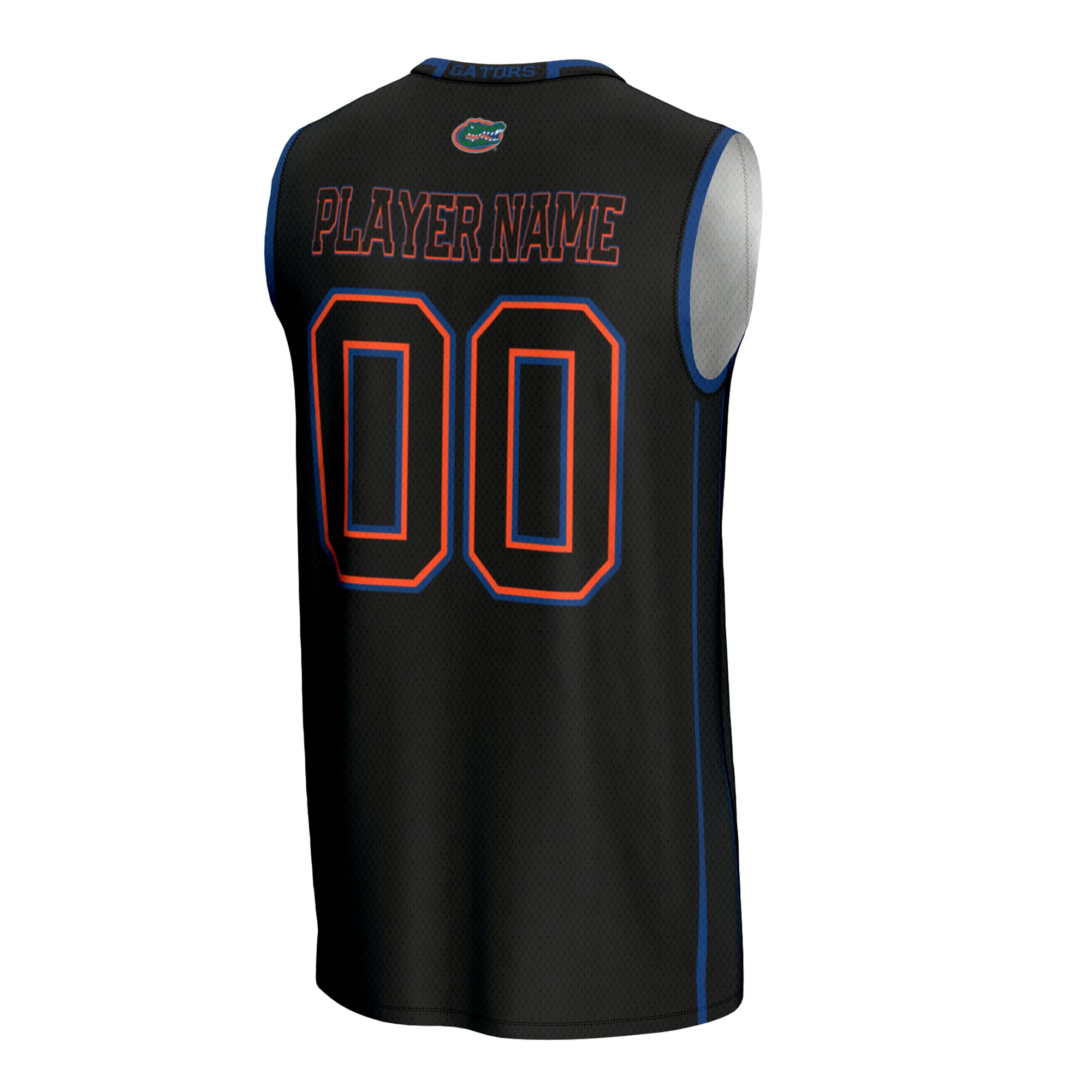 Florida Gators Unisex Lightweight Men's Basketball Jersey Black - back view