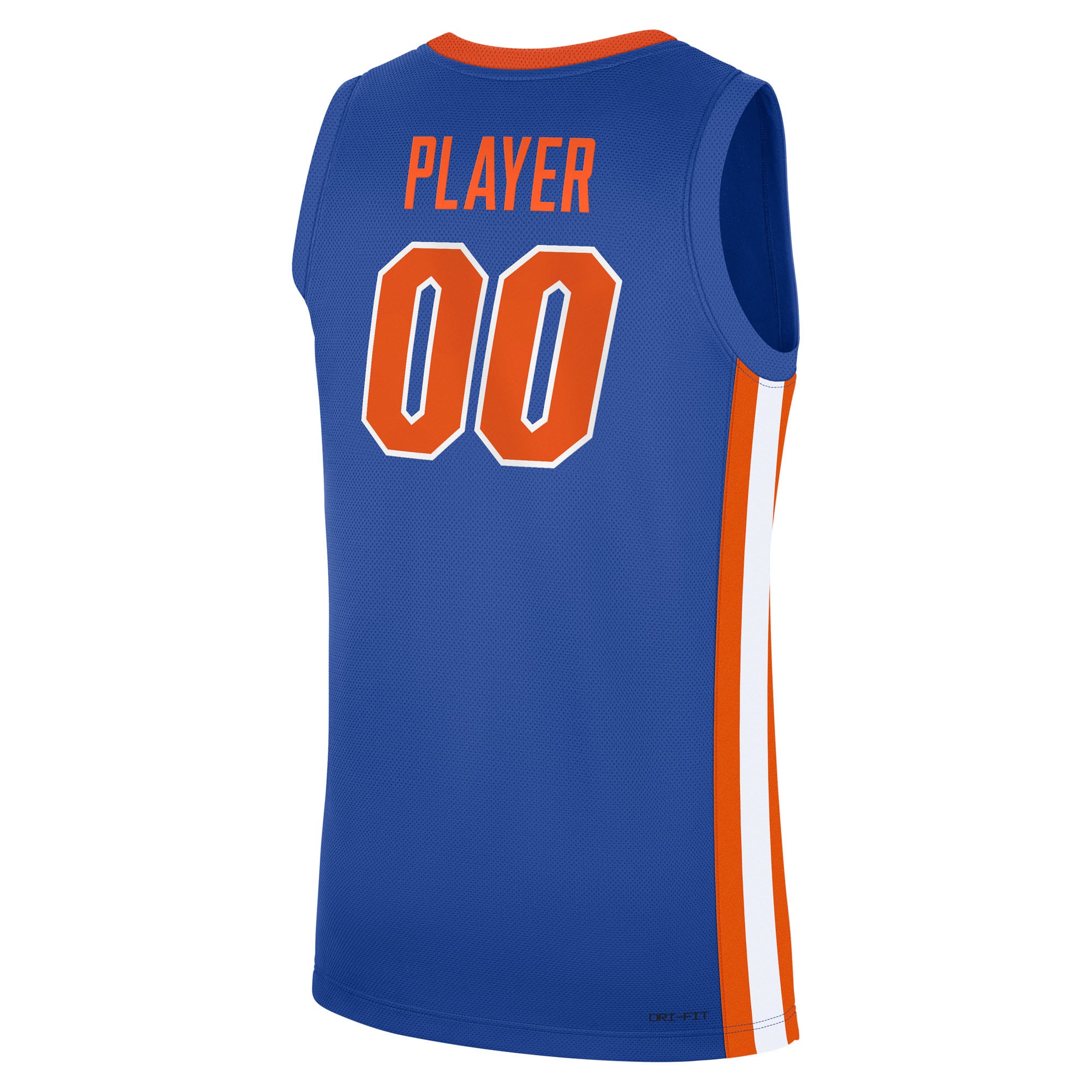 Florida Gators Unisex Men's Basketball Jersey Royal - back view