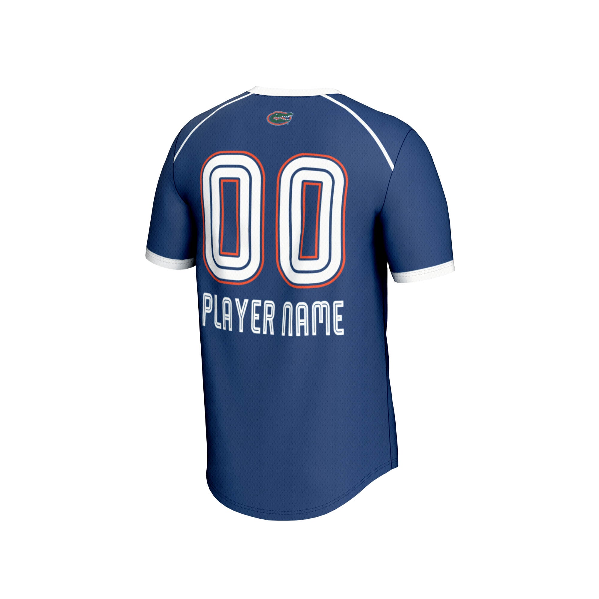Florida Gators Unisex Women's Lacrosse Lightweight Jersey Royal - back view