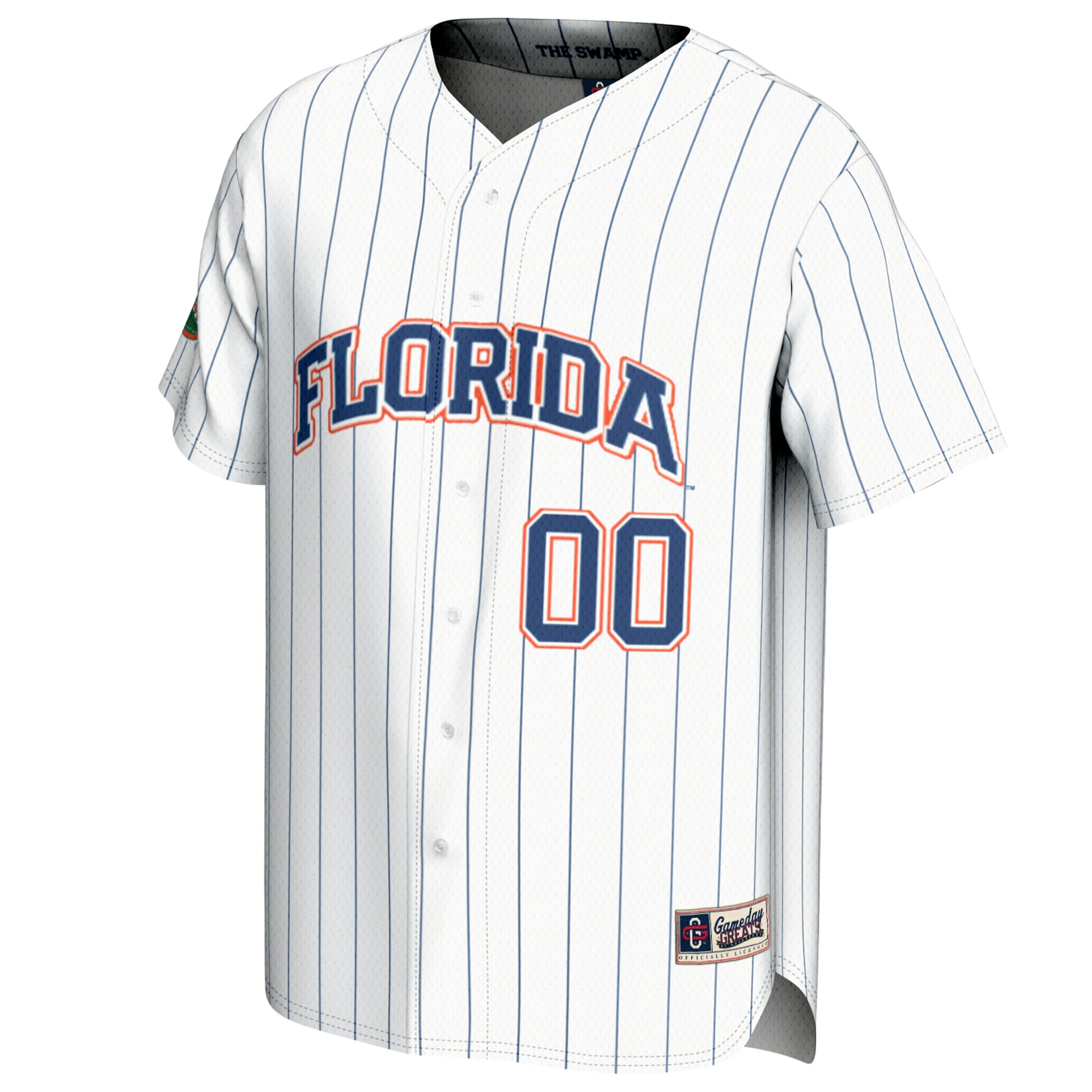 Florida Gators Youth Baseball Lightweight Jersey White - front view