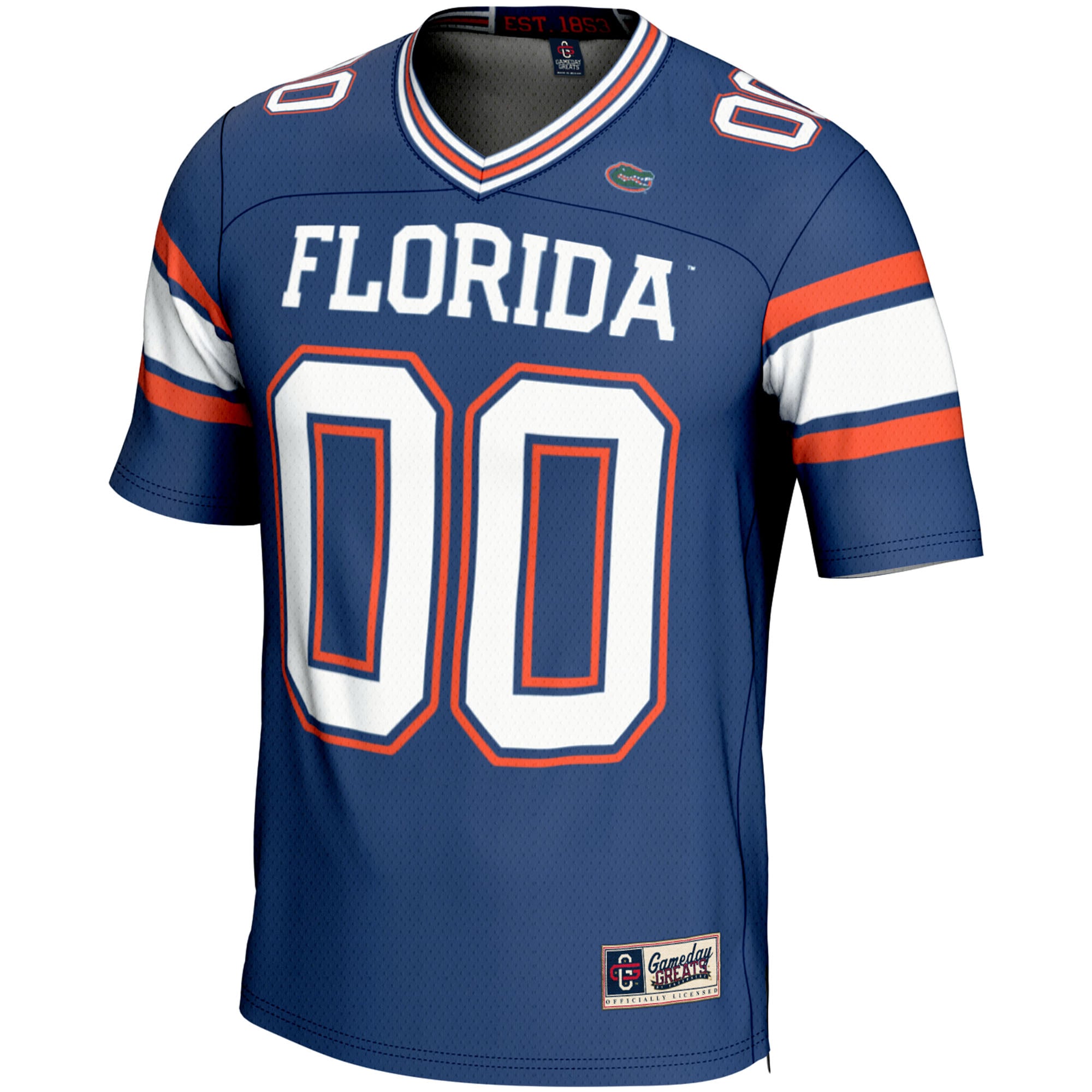Florida Gators Youth Football Jersey Royal - front view