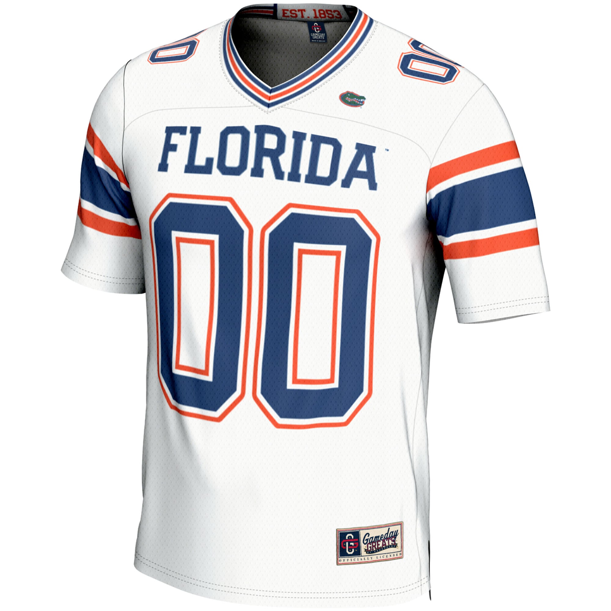 Florida Gators Youth Football Jersey White - front view
