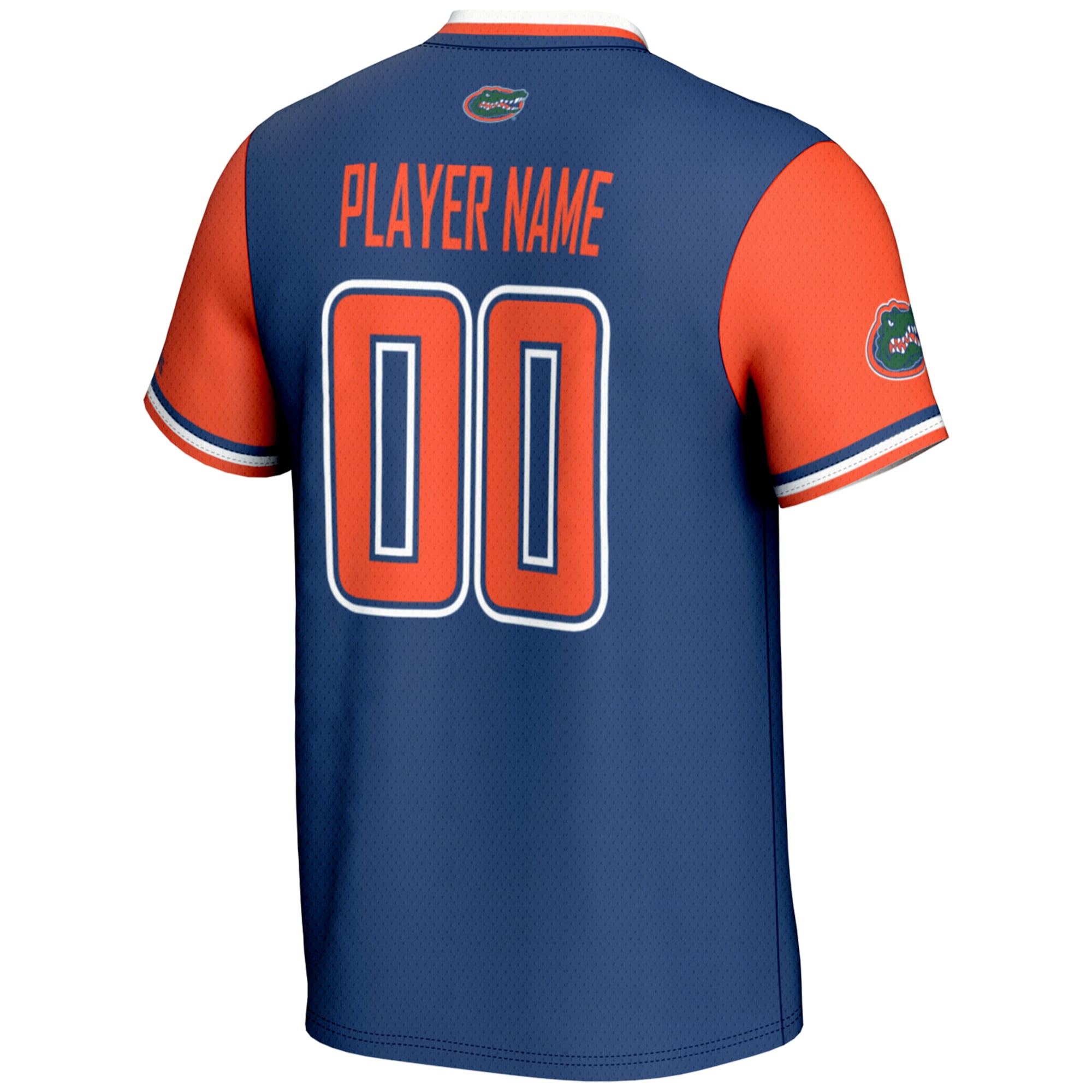 Florida Gators Youth Lightweight Softball Jersey Blue - back view