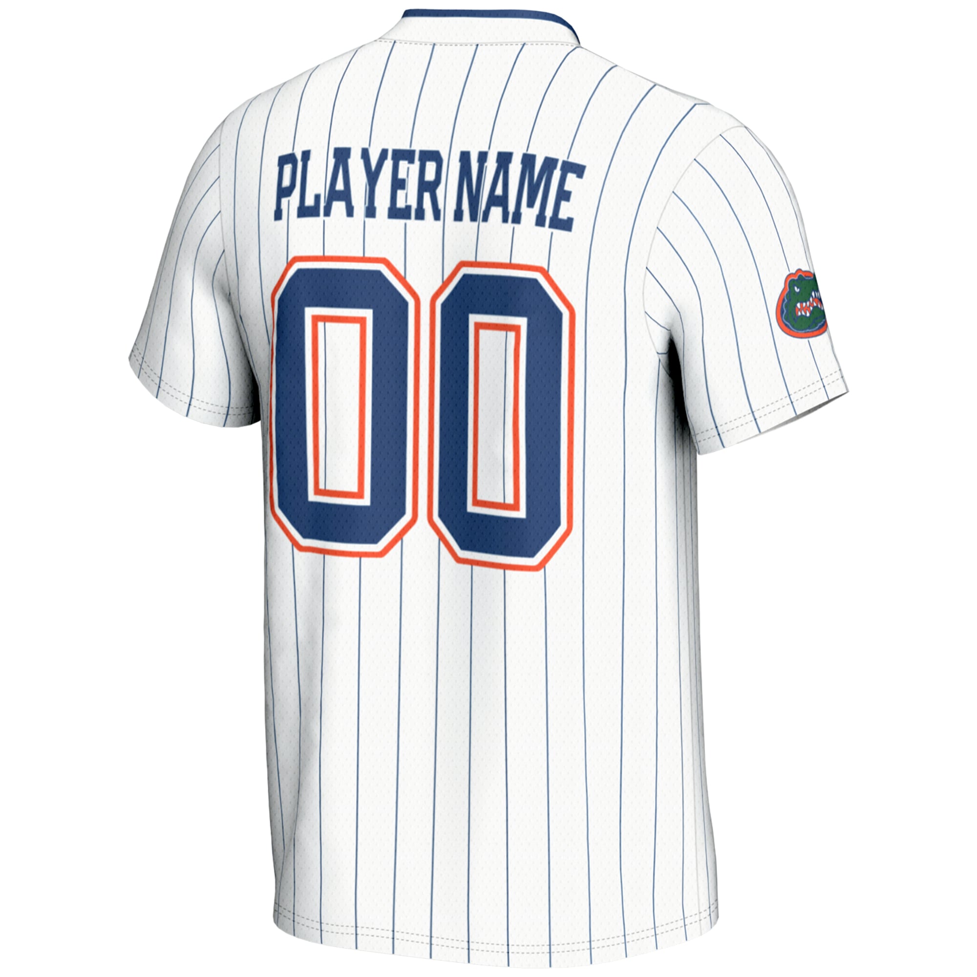 Florida Gators Youth Lightweight Softball Jersey White - back view