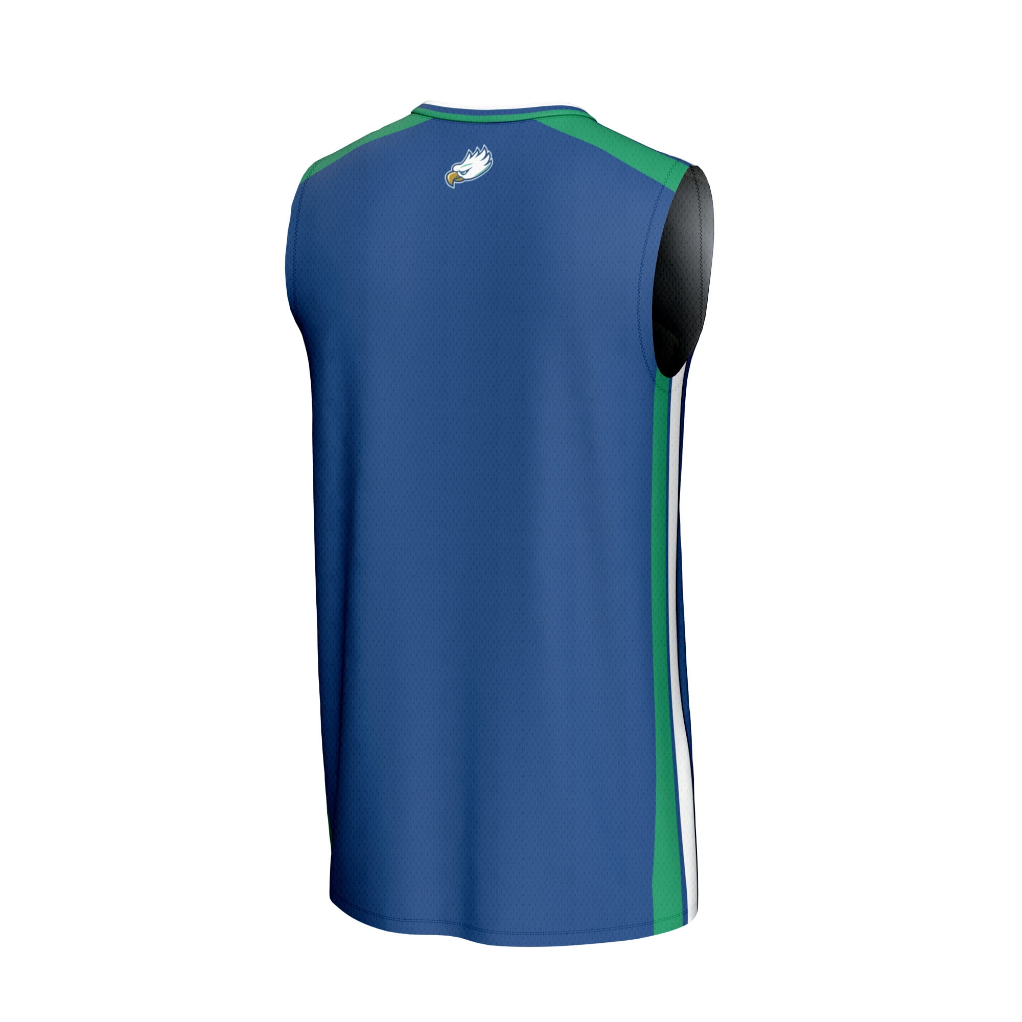 Florida Gulf Coast Eagles Basketball Jersey Blue - back view
