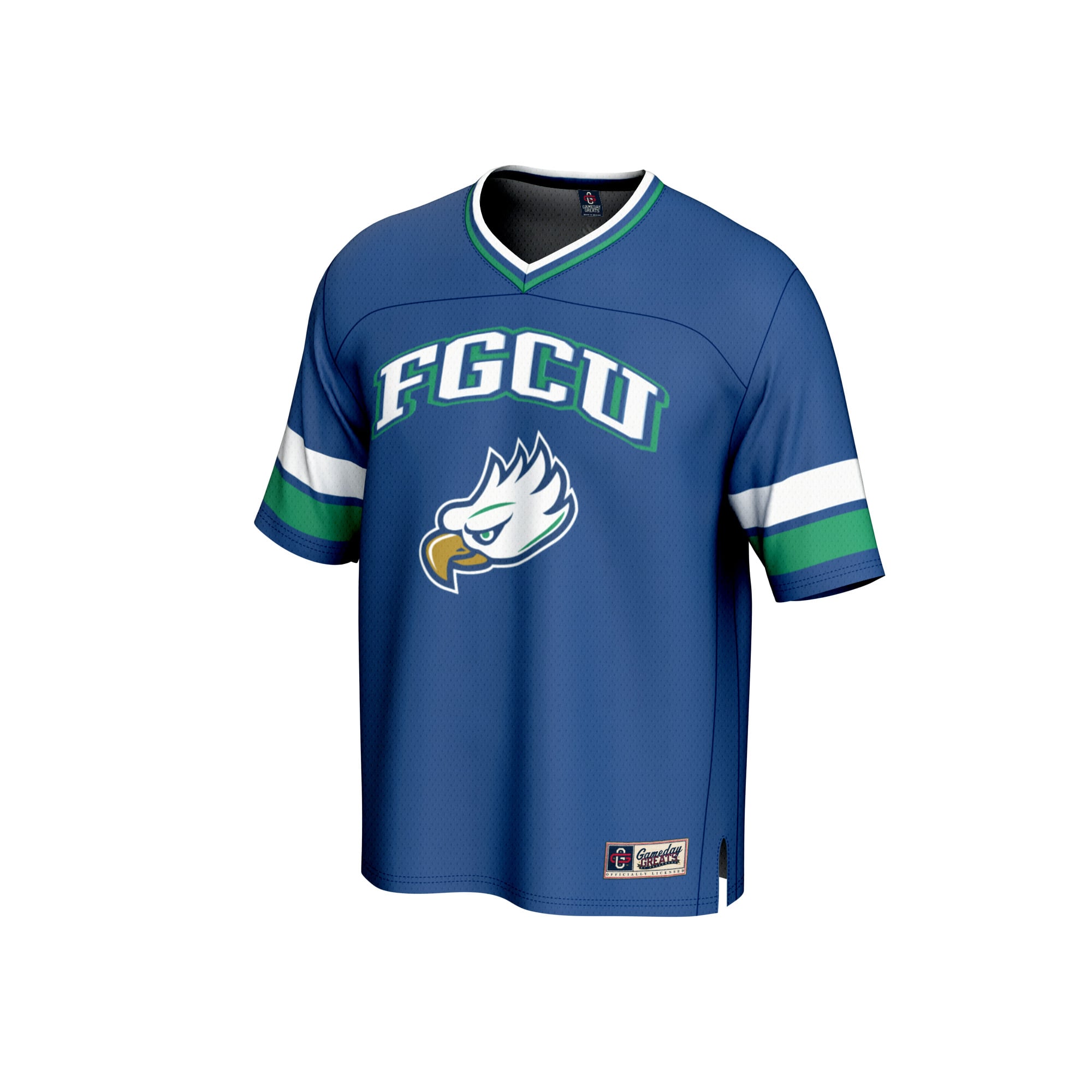 Florida Gulf Coast Eagles Football Jersey Blue - front view