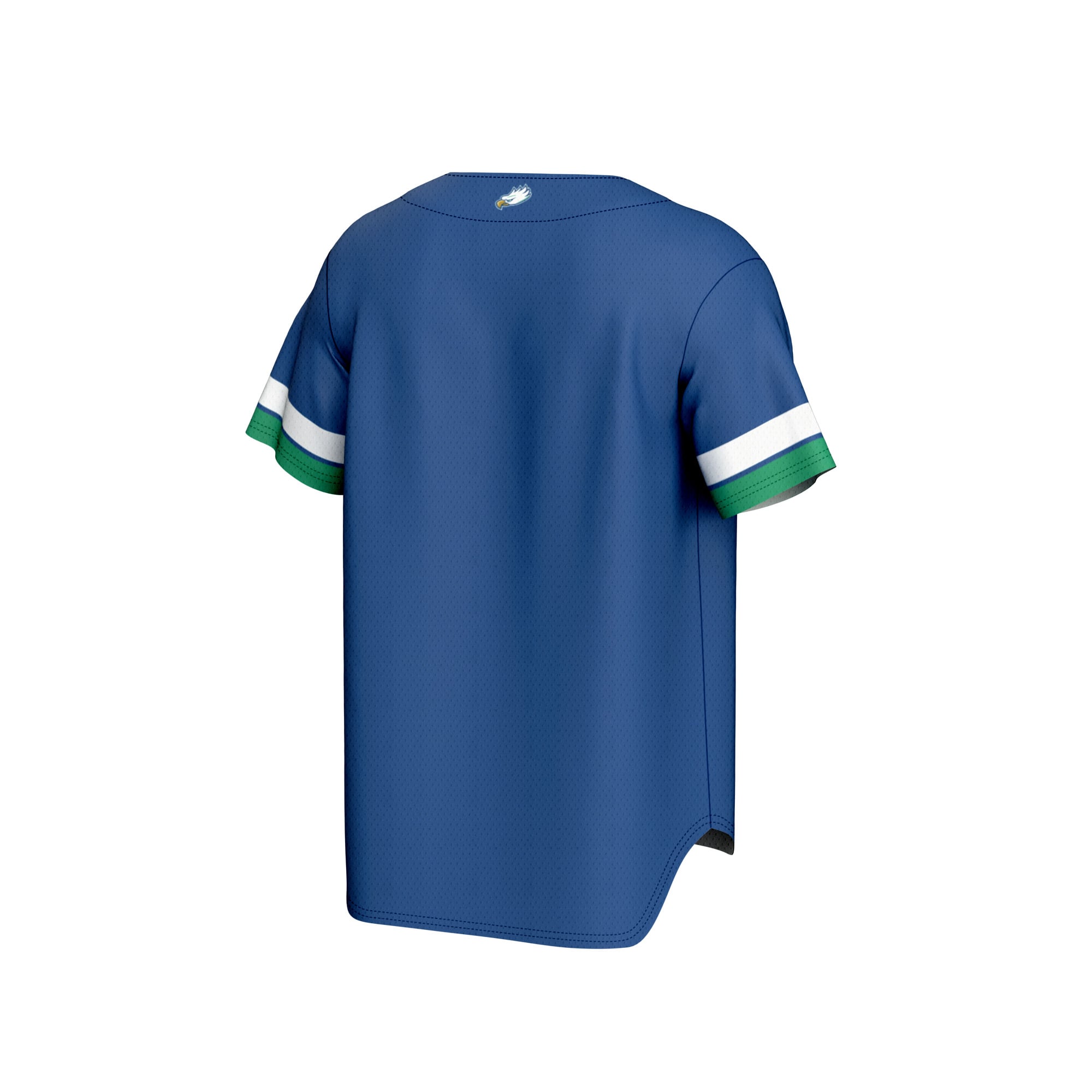 Florida Gulf Coast Eagles Youth Baseball Jersey Blue - back view