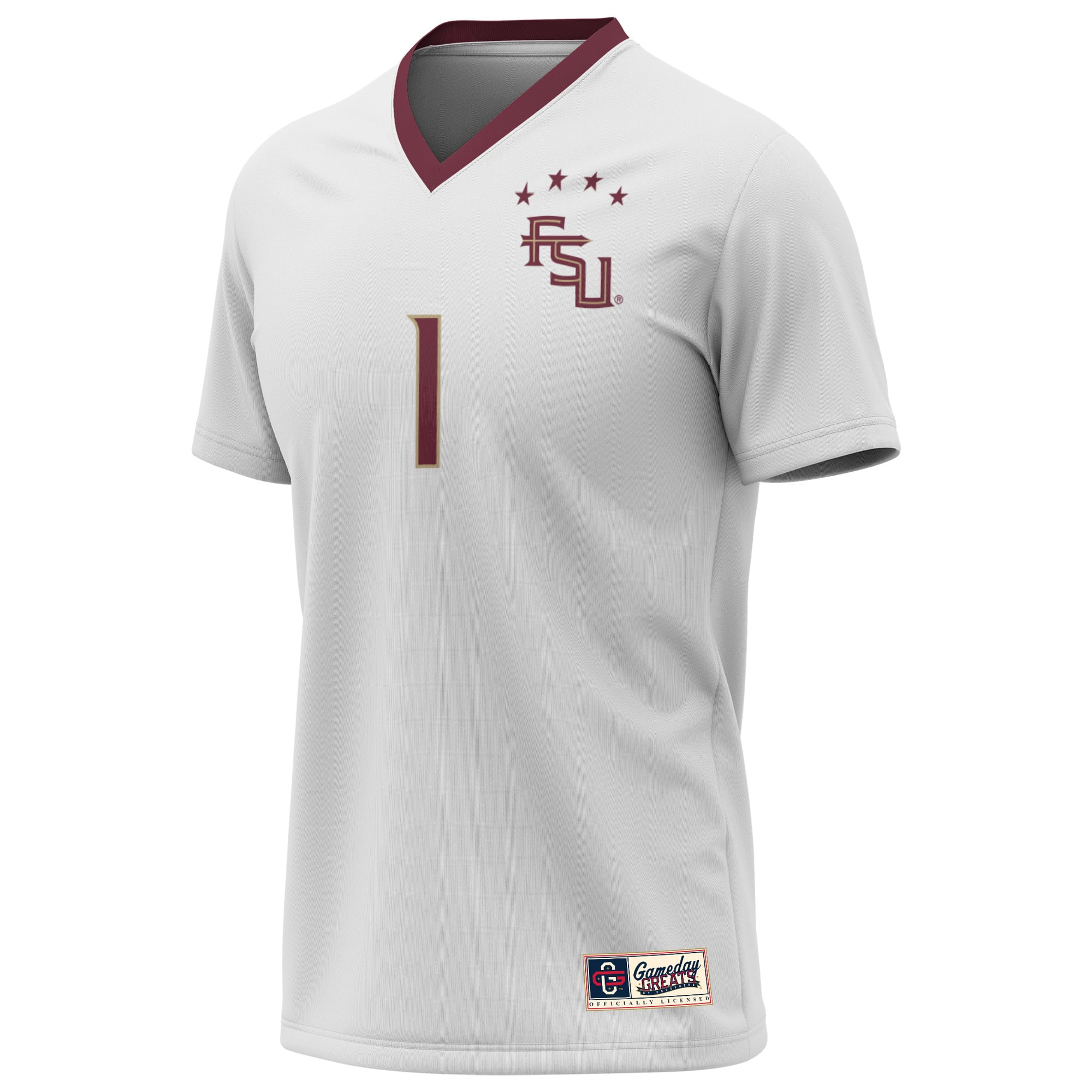 Florida State Seminoles 2023 NCAA Women's Soccer National Champions Four-Star Fashion - front view