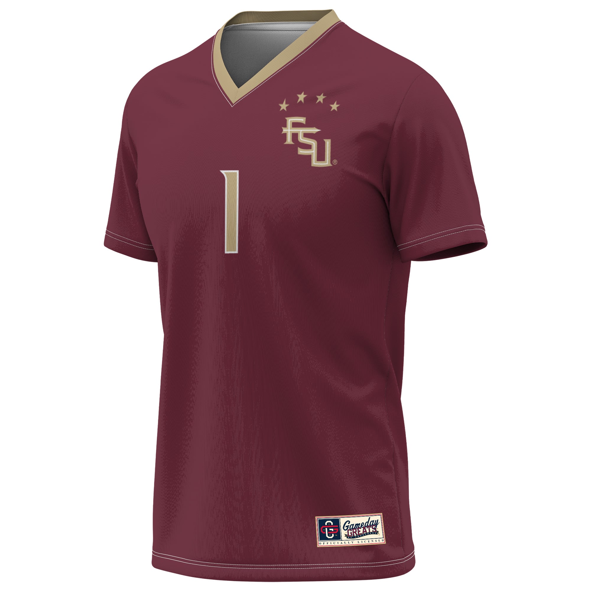 Florida State Seminoles Youth 2023 NCAA Women's Soccer National Champions Four-Star - front view