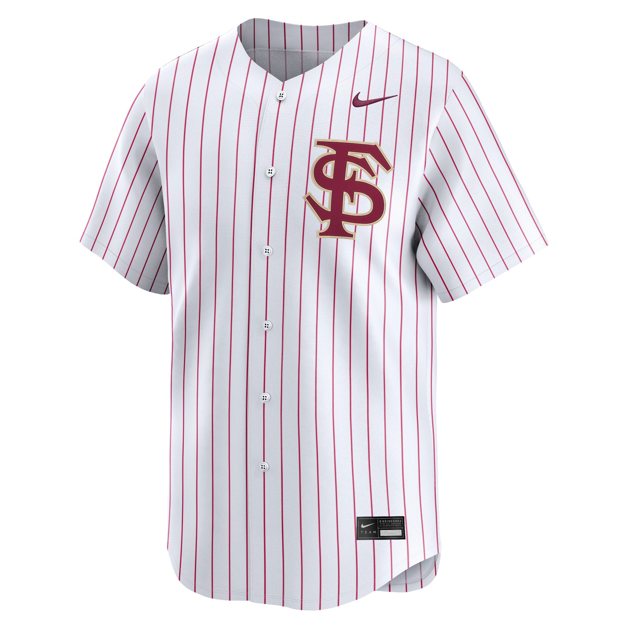 Florida State Seminoles Baseball Jersey White - front view